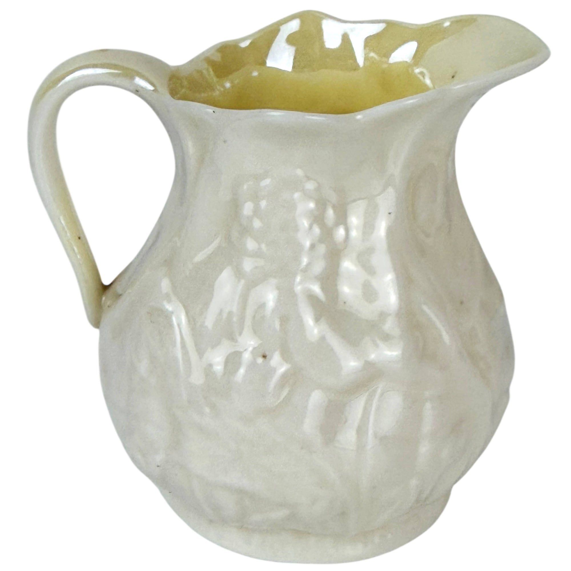 Belleek Ireland Lotus Creamer 3rd Black Mark