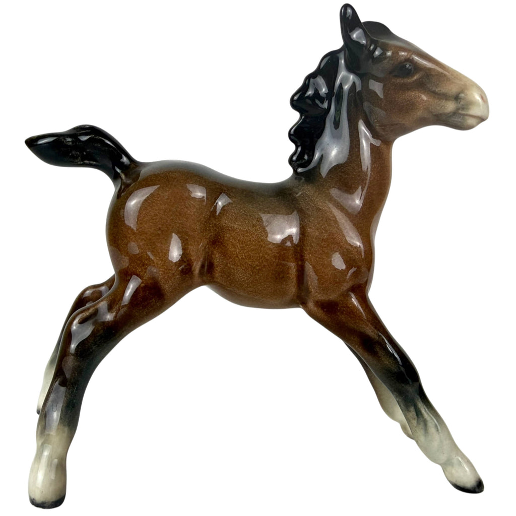 Vintage Beswick Large Stretched Foal Horse Figurine Model 836 First Version 1961–1973 Arthur Gredington
