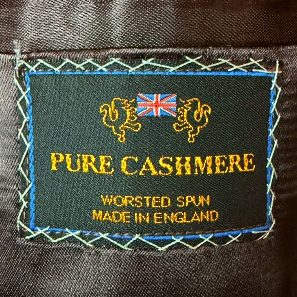 Vintage Cashmere Overcoat Custom Tailored Men’s Coat Sz XL