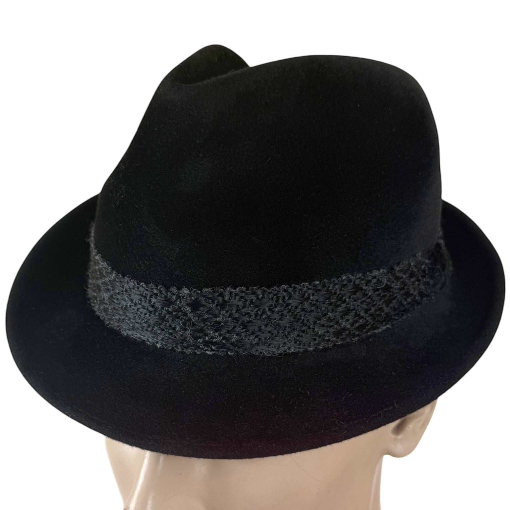 Biltmore Beaver Blend hat crown shape detail