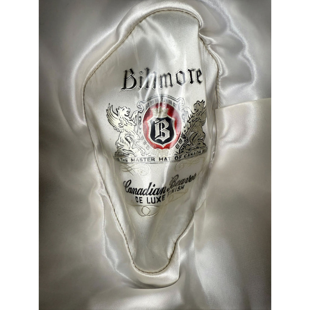 Vintage Biltmore Fedora Hat Canadian Beaver Plush Deluxe Finish Dark Brown 7