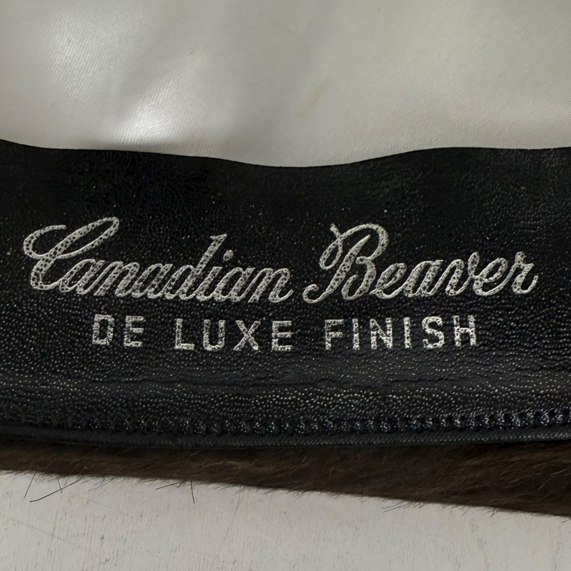 Vintage Biltmore Fedora Hat Canadian Beaver Plush Deluxe Finish Dark Brown 7