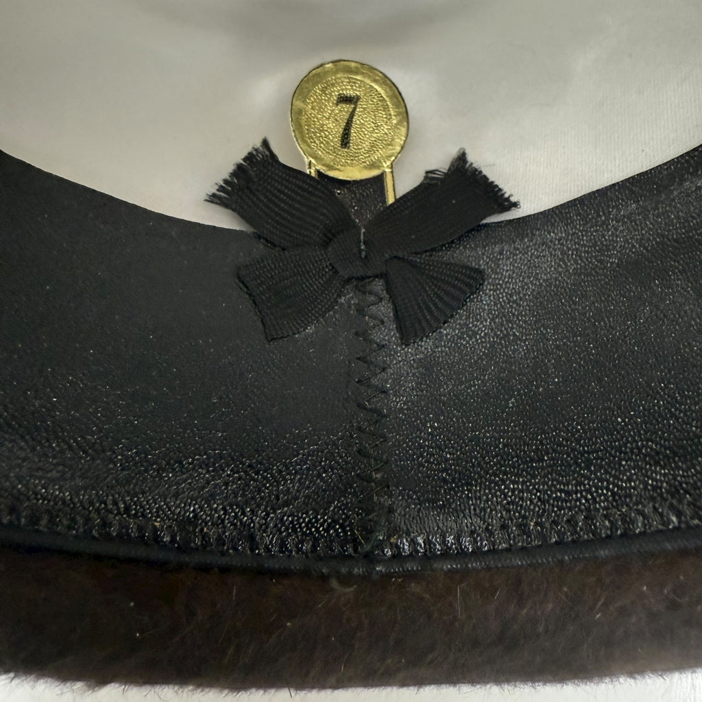 Vintage Biltmore Fedora Hat Canadian Beaver Plush Deluxe Finish Dark Brown 7