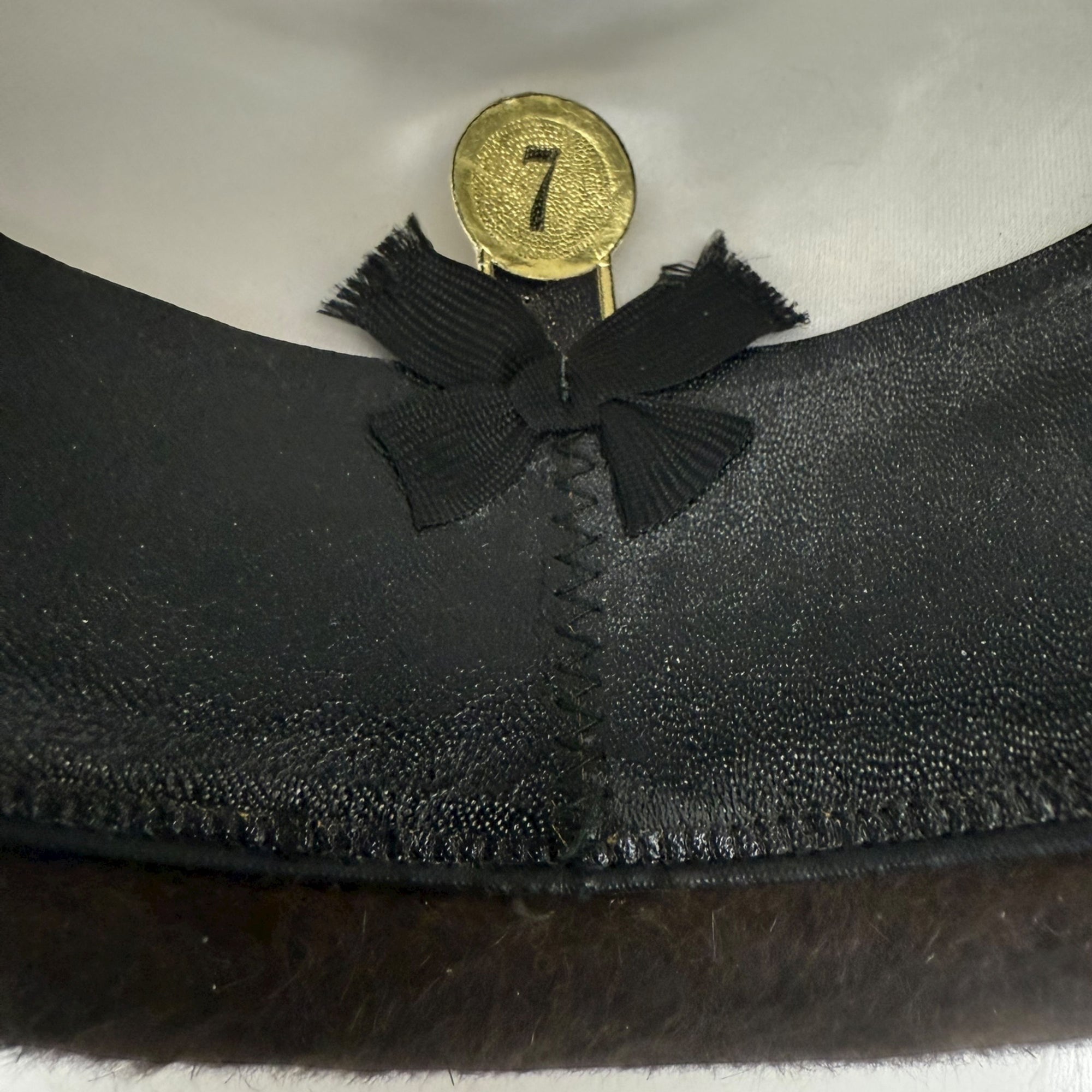 Vintage Biltmore Fedora Hat Canadian Beaver Plush Deluxe Finish Dark Brown 7