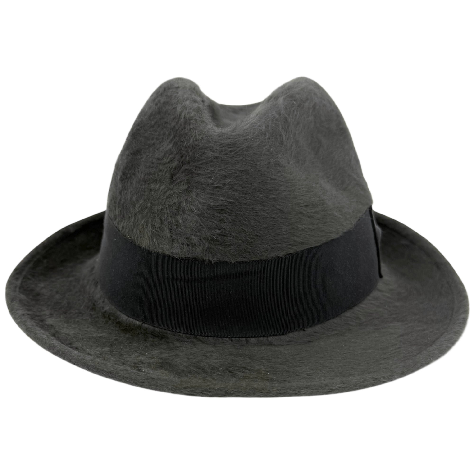 Vintage Biltmore Fedora Hat Grey Canadian Beaver Plush Deluxe 7 1/8