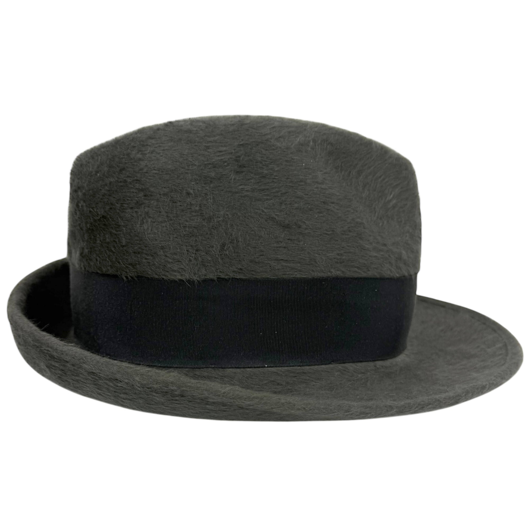 Vintage Biltmore Fedora Hat Grey Canadian Beaver Plush Deluxe 7 1/8