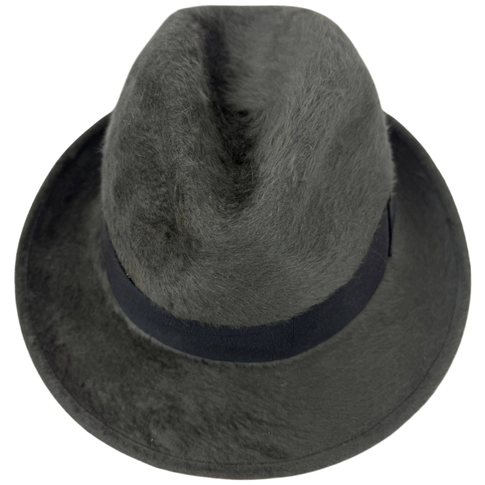 Vintage Biltmore Fedora Hat Grey Canadian Beaver Plush Deluxe 7 1/8