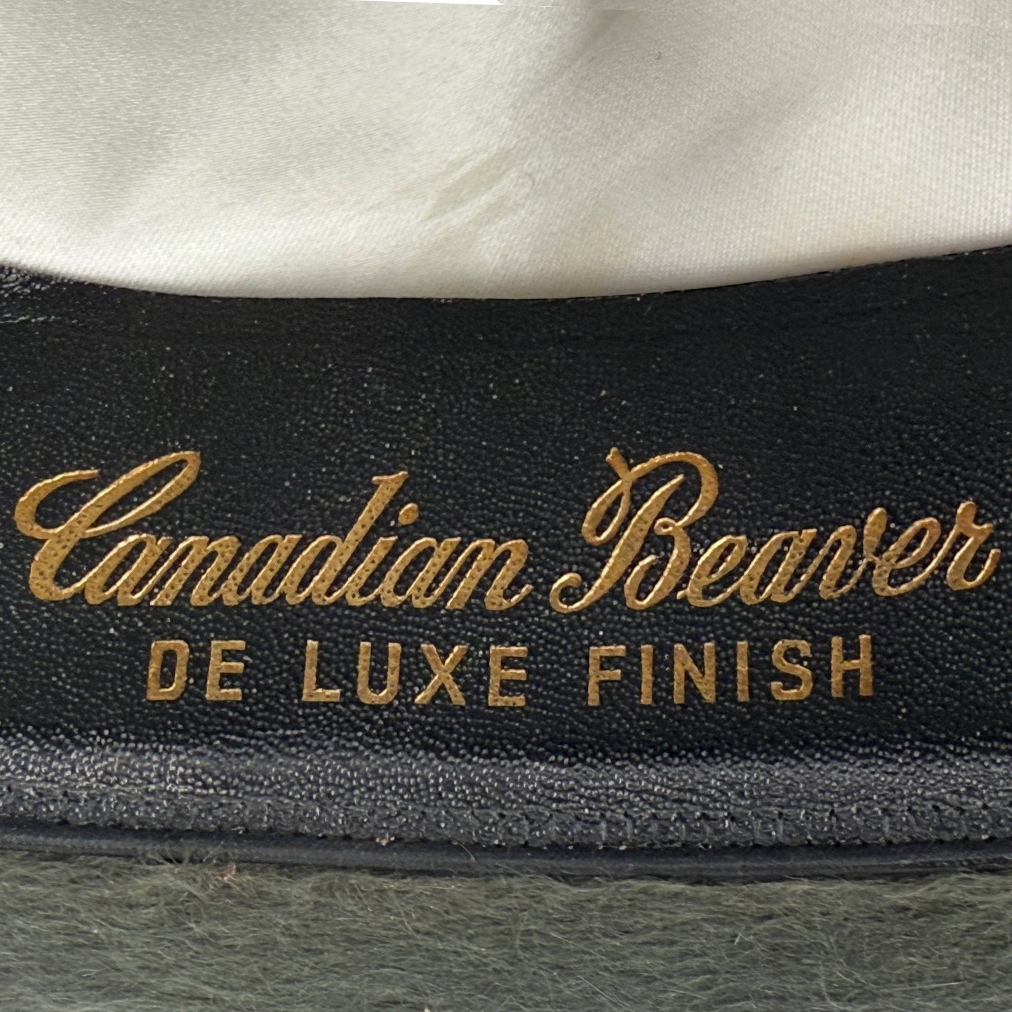 Vintage Biltmore Fedora Hat Grey Canadian Beaver Plush Deluxe 7 1/8