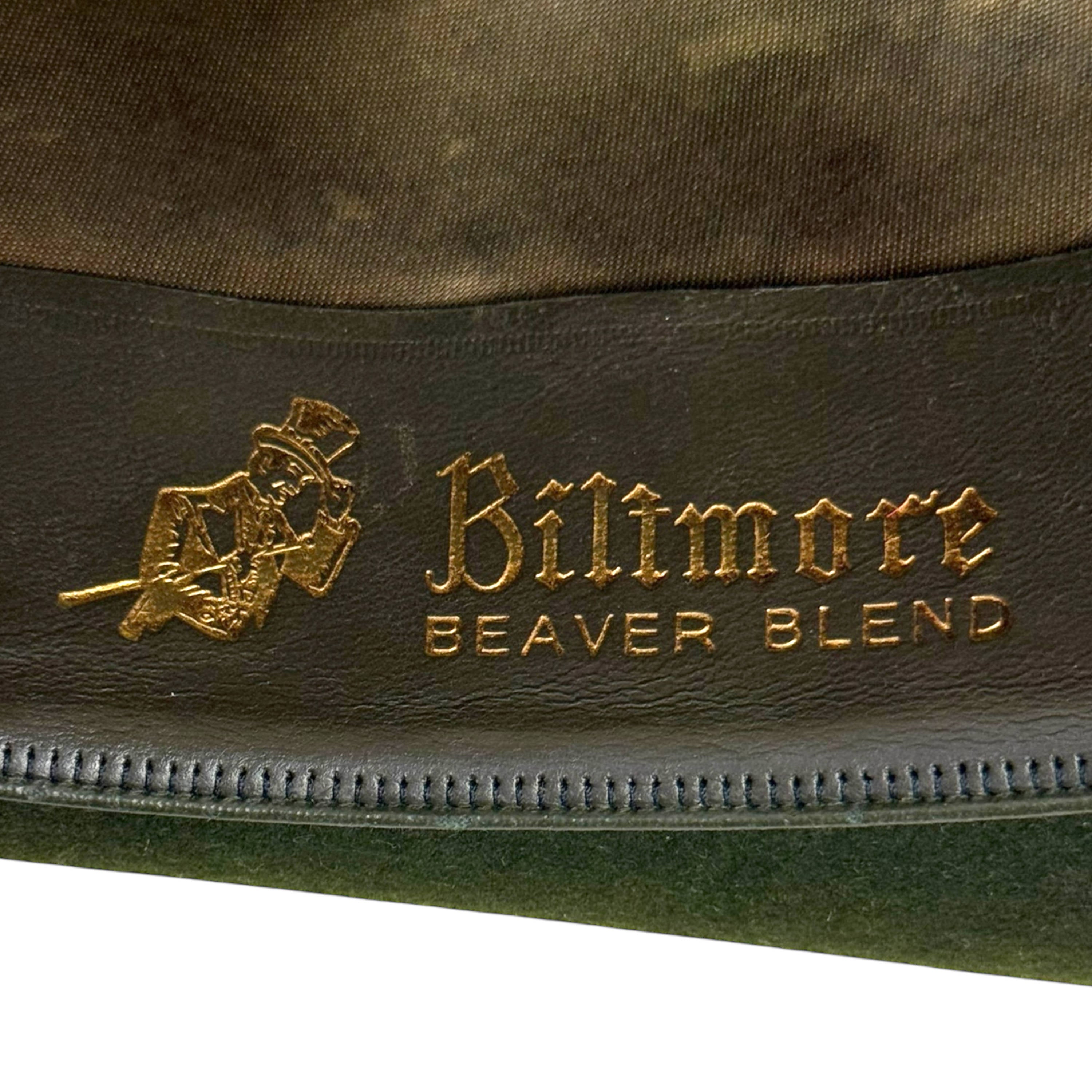 1950s Vintage Biltmore Fedora Hat 4X Beaver Blend 7 1/8 – Poppy's
