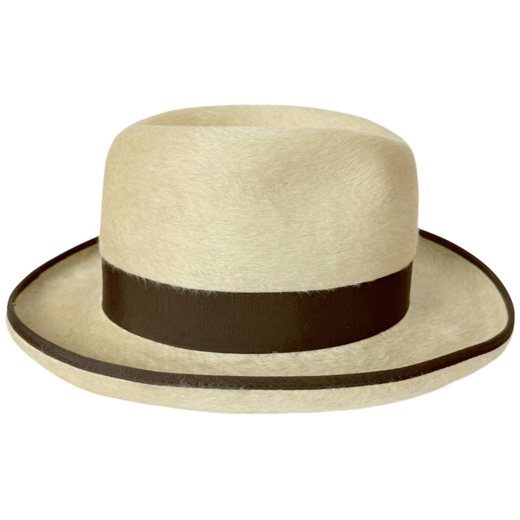 Vintage 60s Biltmore Rondelay Fedora Hat Beaver Plush 7 3/8