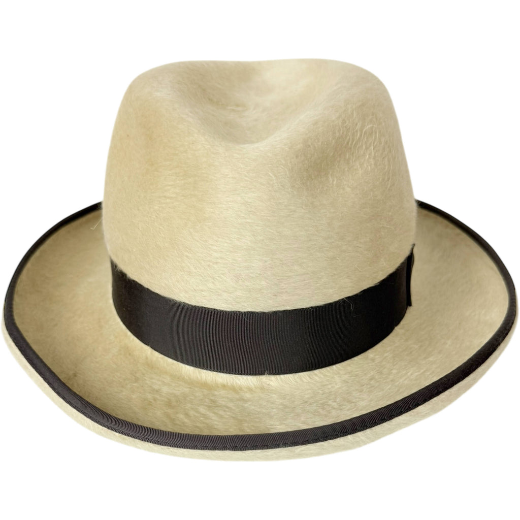 Vintage 60s Biltmore Rondelay Fedora Hat Beaver Plush 7 3/8