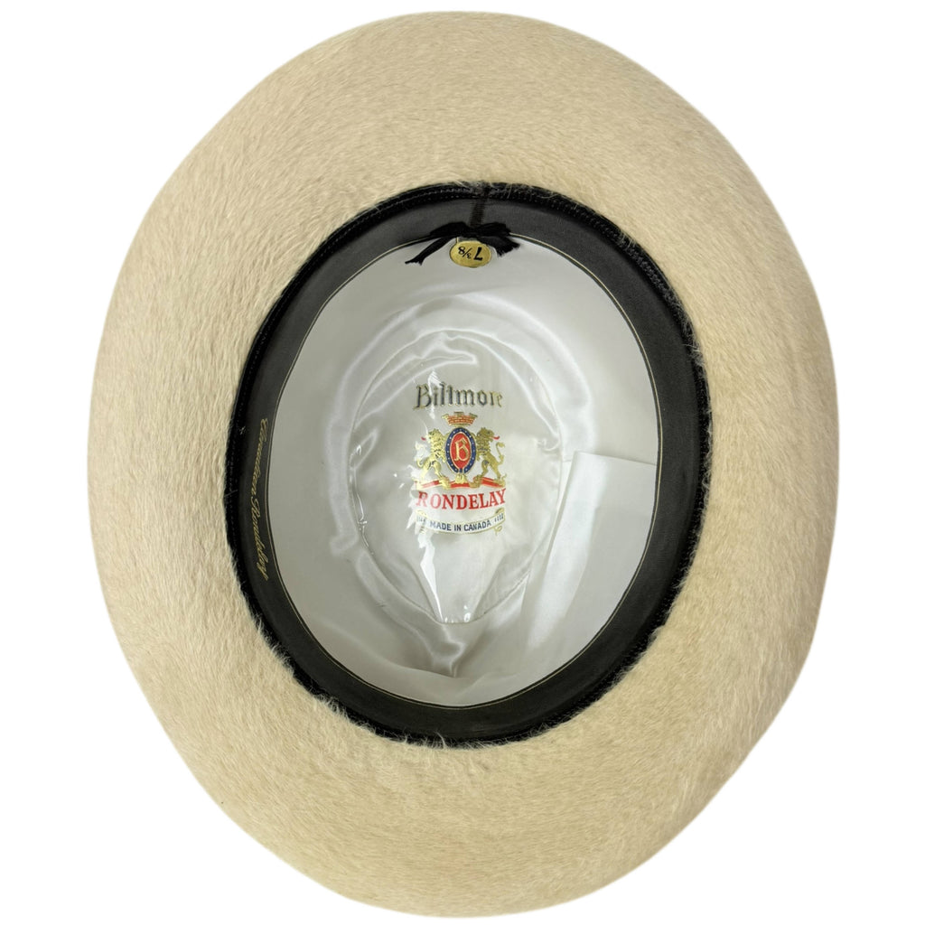 Vintage 60s Biltmore Rondelay Fedora Hat Beaver Plush 7 3/8
