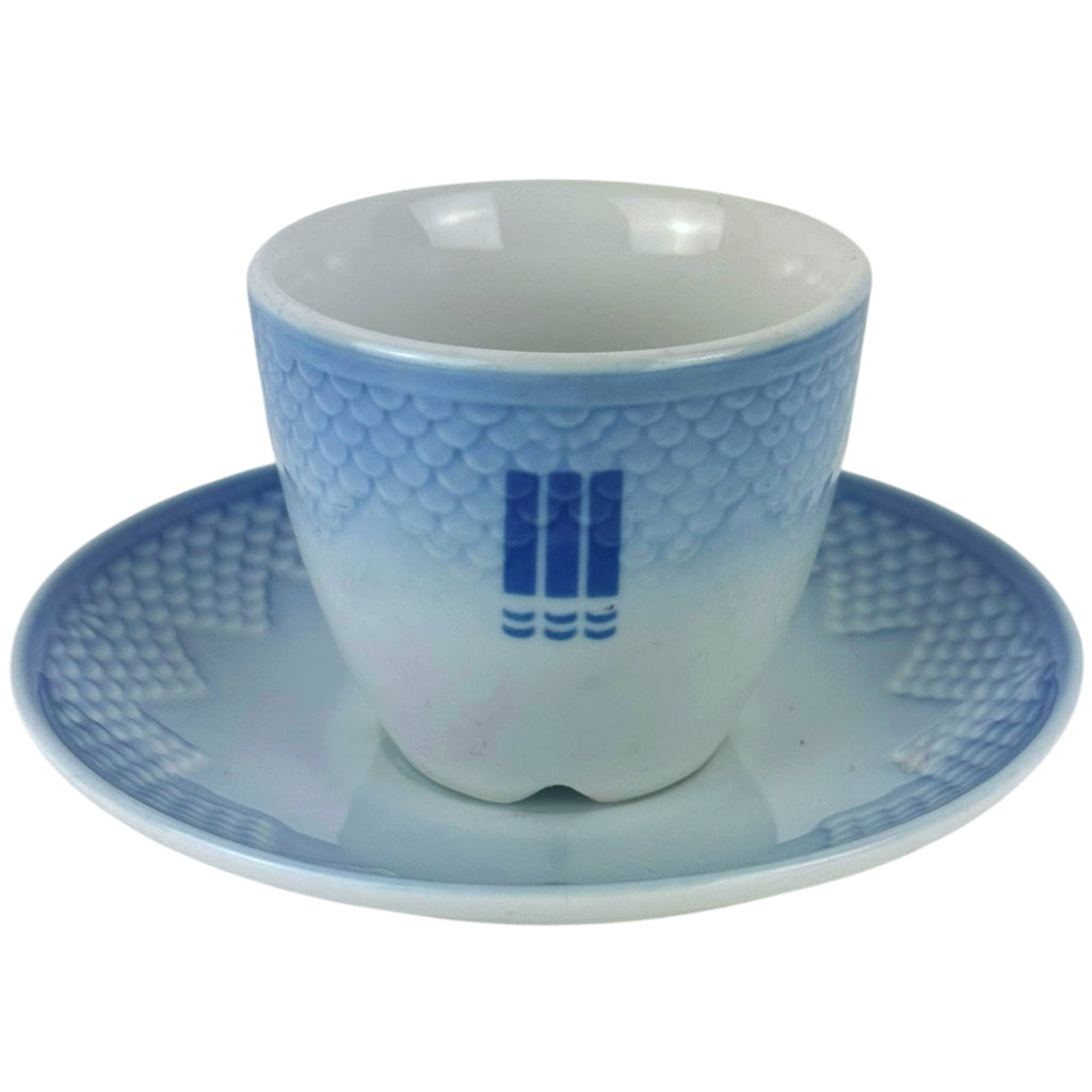 Vintage 70s Bing & Grøndahl Hotel Coffee Pot w Cups Denmark