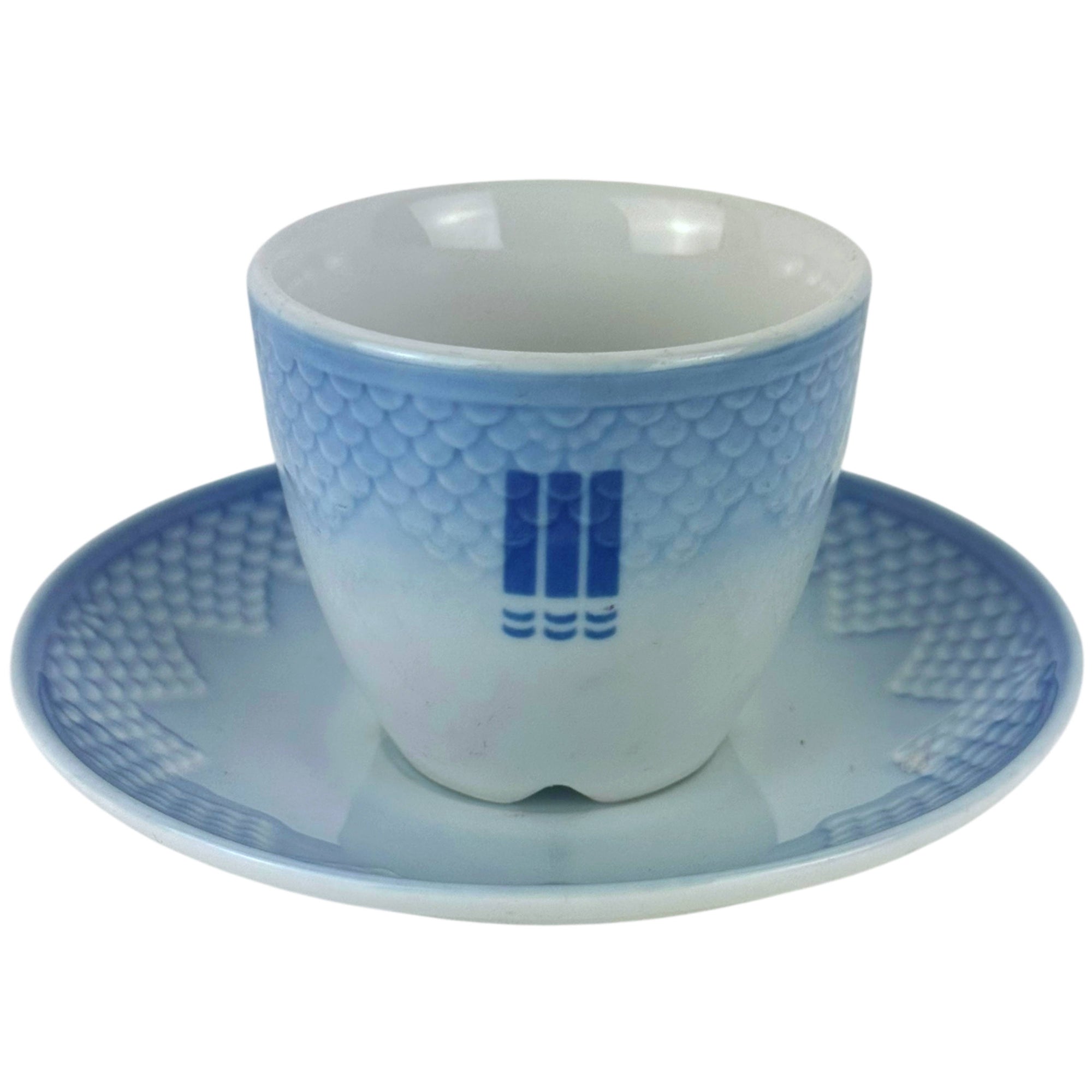 Vintage 70s Bing & Grøndahl Hotel Coffee Pot w Cups Denmark