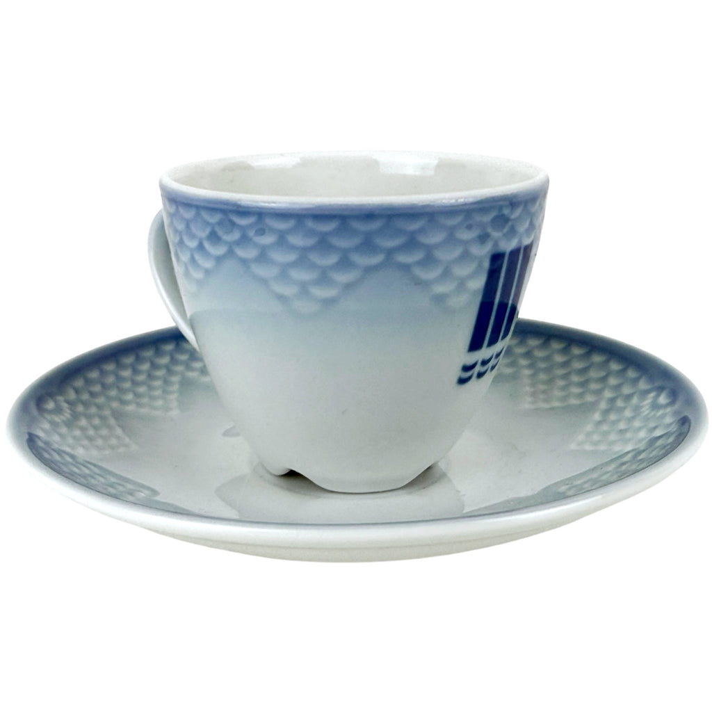 Vintage 70s Bing & Grøndahl Hotel Coffee Pot w Cups Denmark