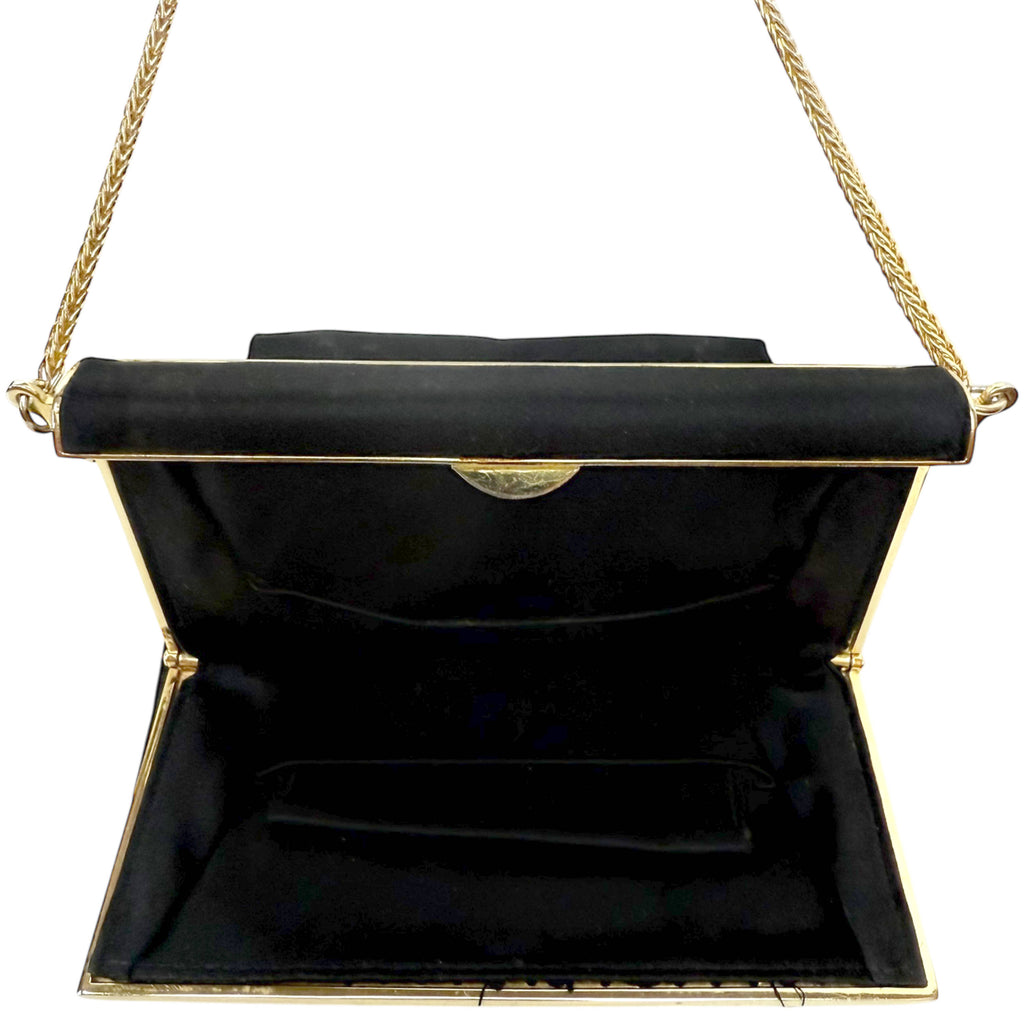 60s Vintage Peau de Soie Evening Bag Made in Italy for Birks