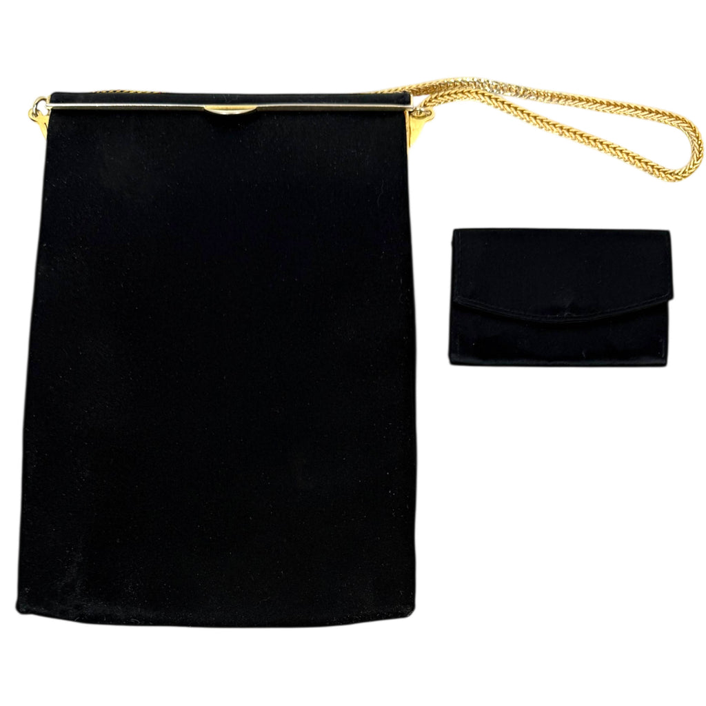 60s Vintage Peau de Soie Evening Bag Made in Italy for Birks