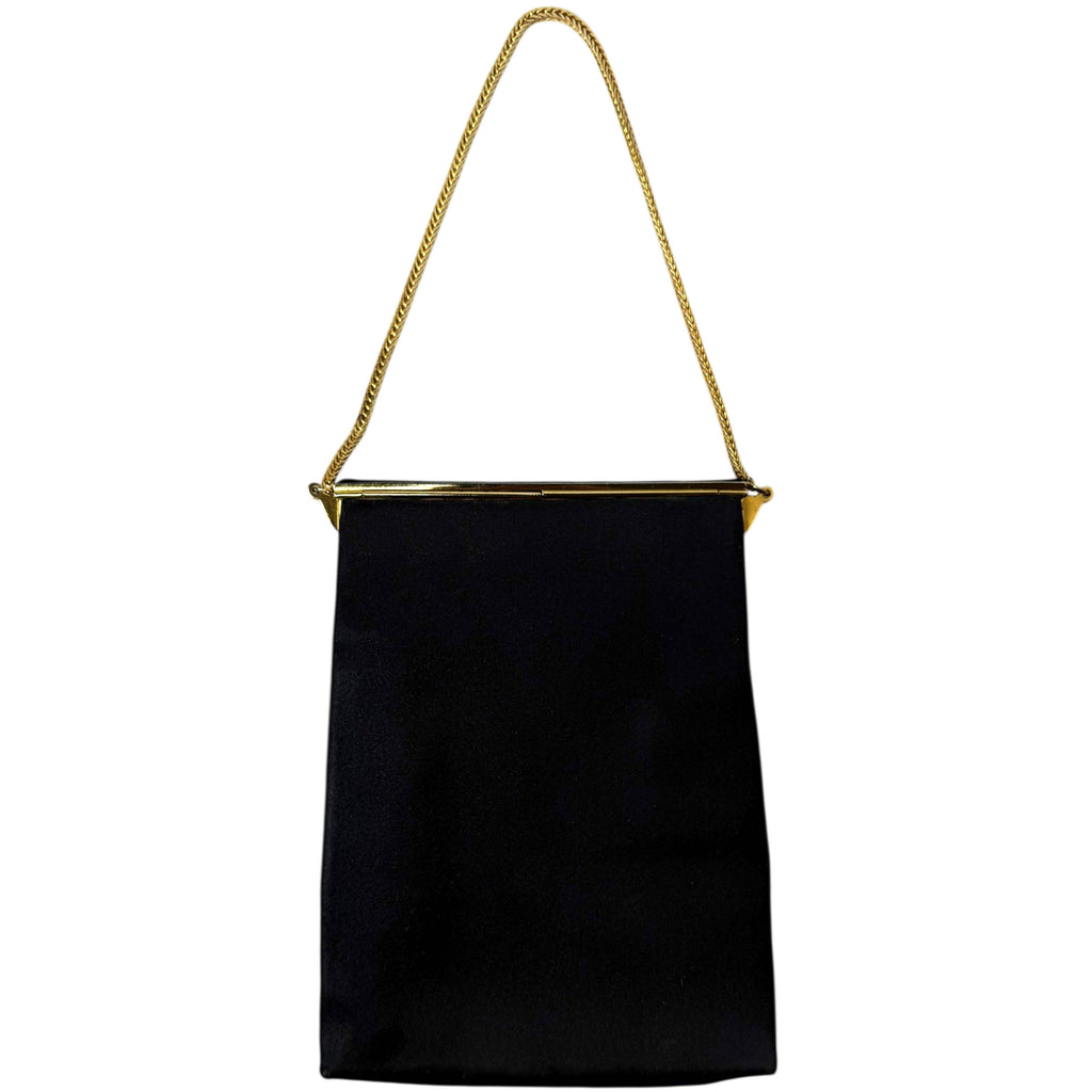 60s Vintage Peau de Soie Evening Bag Made in Italy for Birks