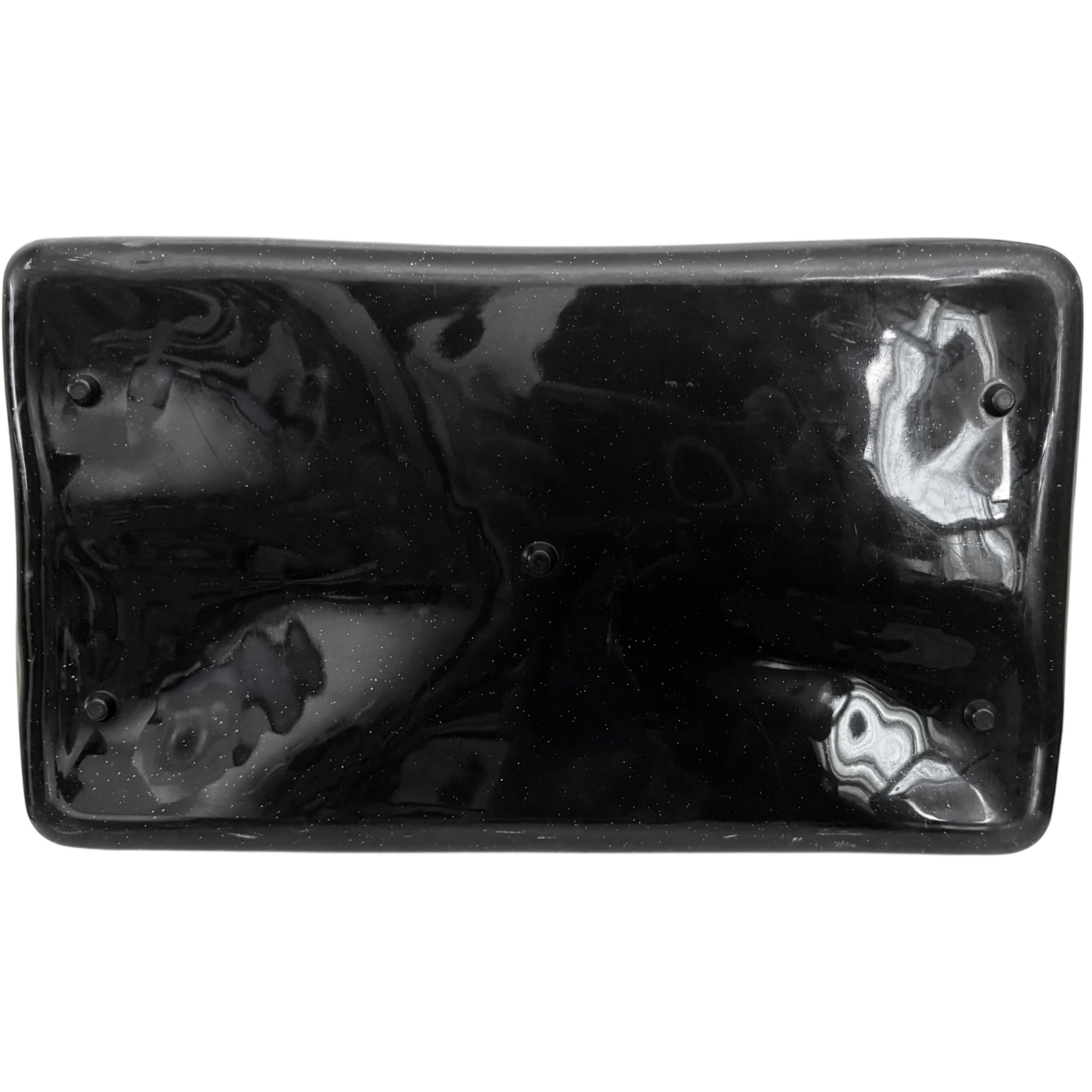 Vintage 1960s Glitter Vinyl Handbag Doctor’s Bag Style – Structured Bowler Bag