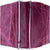 Art Deco Belt Buckle Blue Rhinestone on Purple Cloth 30s 40s