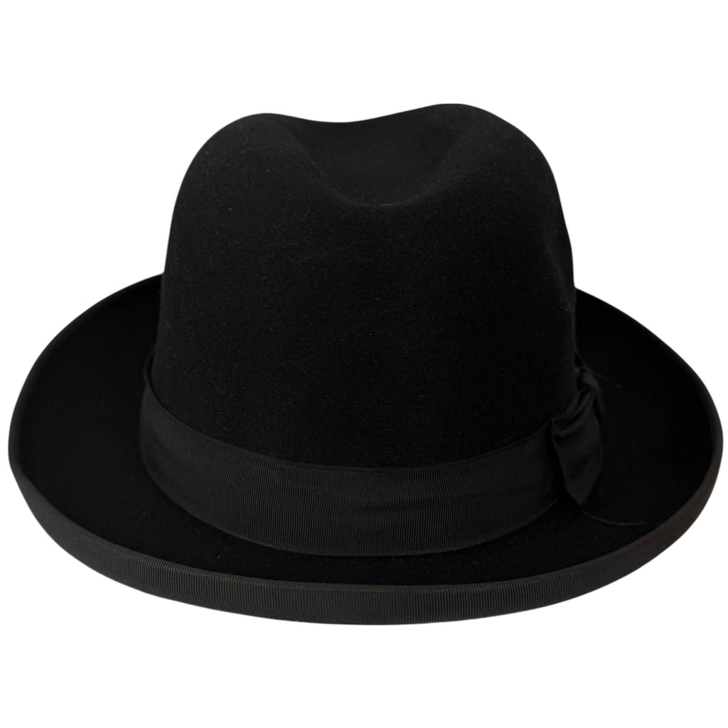 Bobby Lee Genuine Fur Felt homburg top view
