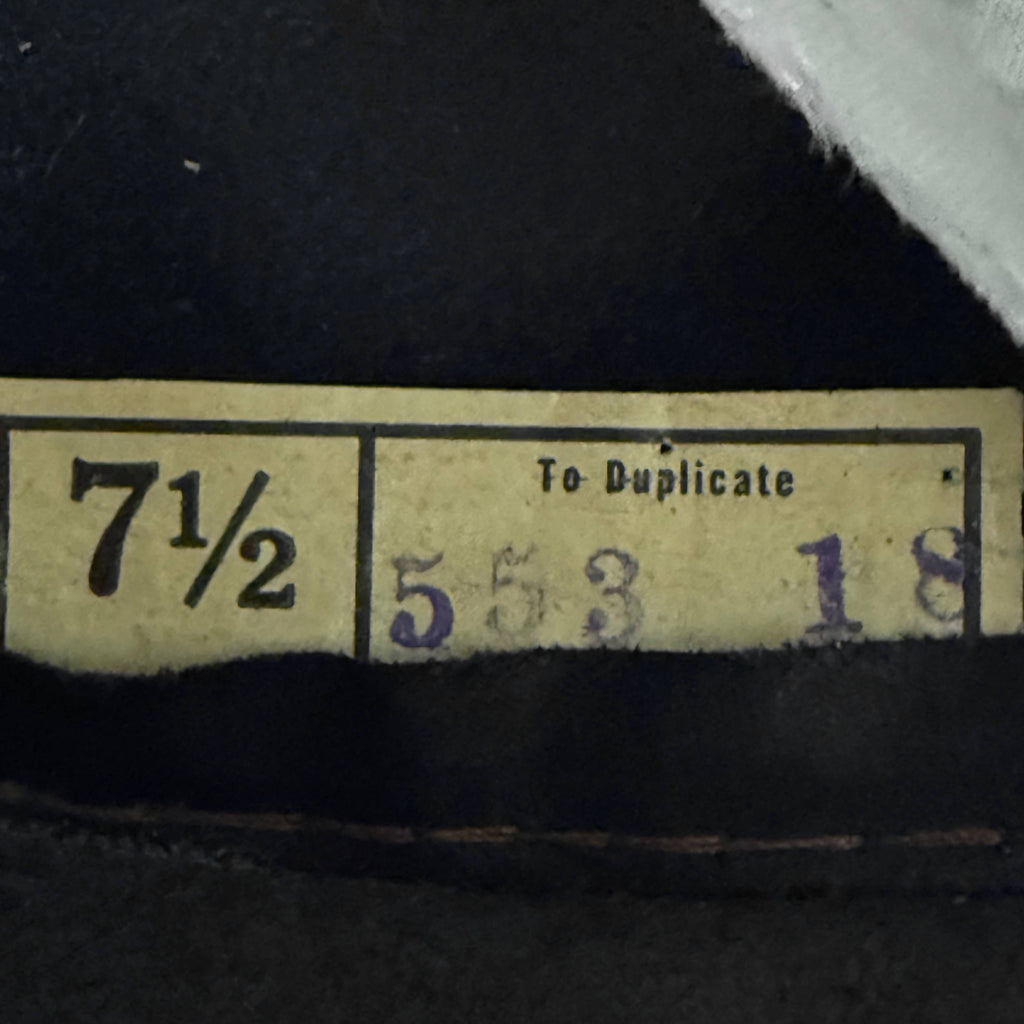 vintage Bobby Lee homburg size ticket