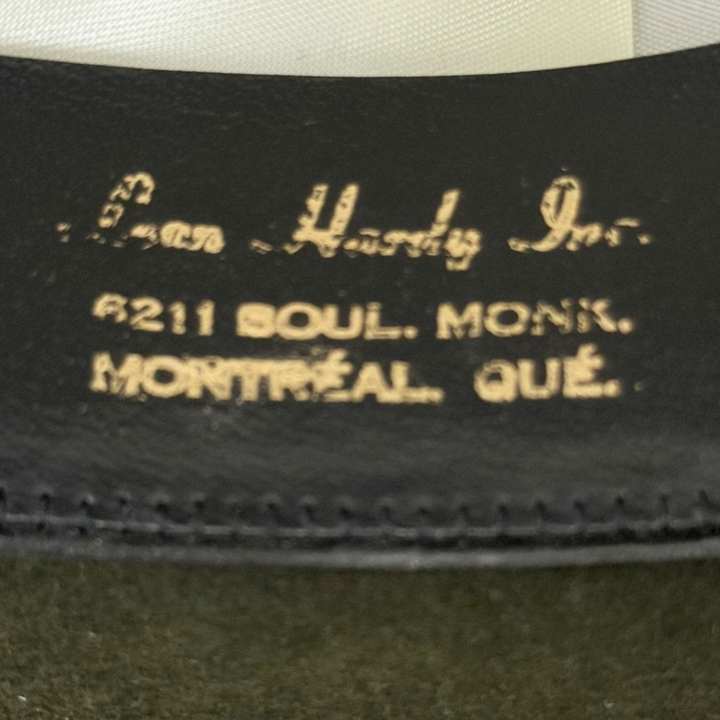 Vintage 1970s Green Fedora Hat Fur Felt Bobby Lee Size M