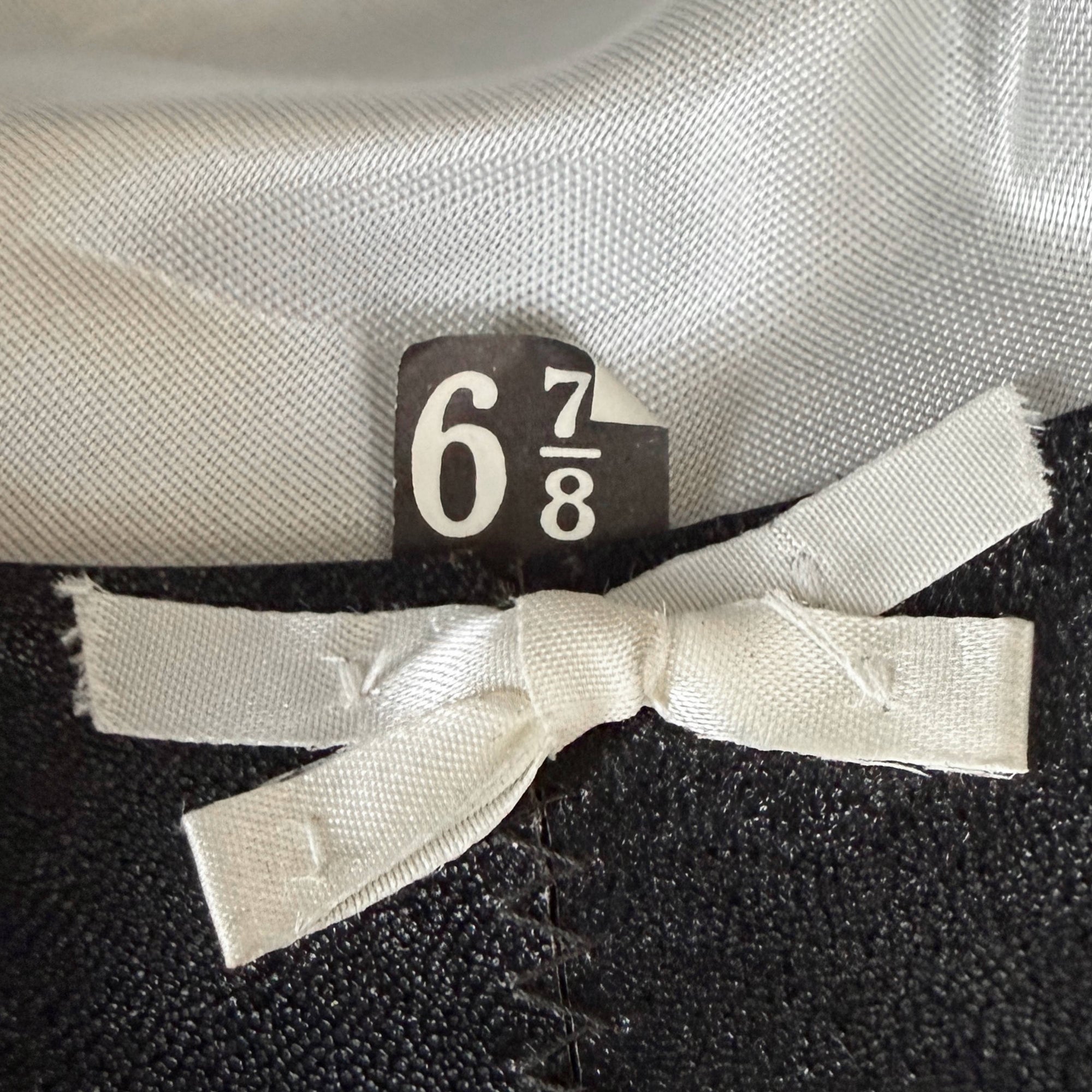 Vintage fedora size tag 6 7/8 inside leather sweatband