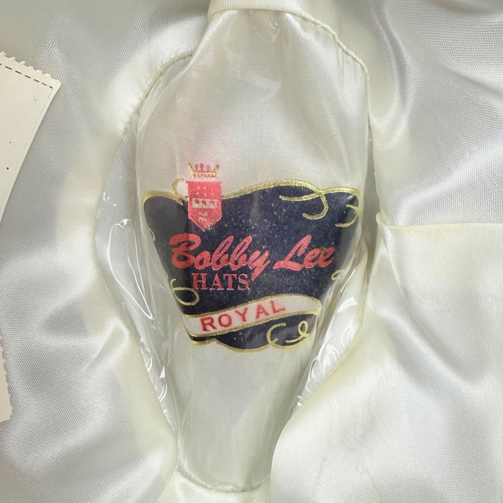 Vintage 1960s Blue Fedora Hat Fur Felt Bobby Lee Size 7 1/8