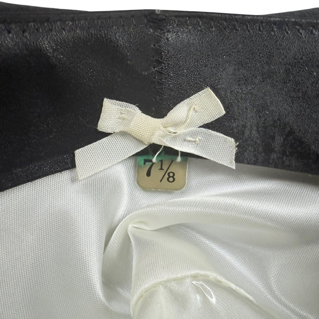 Vintage 1960s Blue Fedora Hat Fur Felt Bobby Lee Size 7 1/8