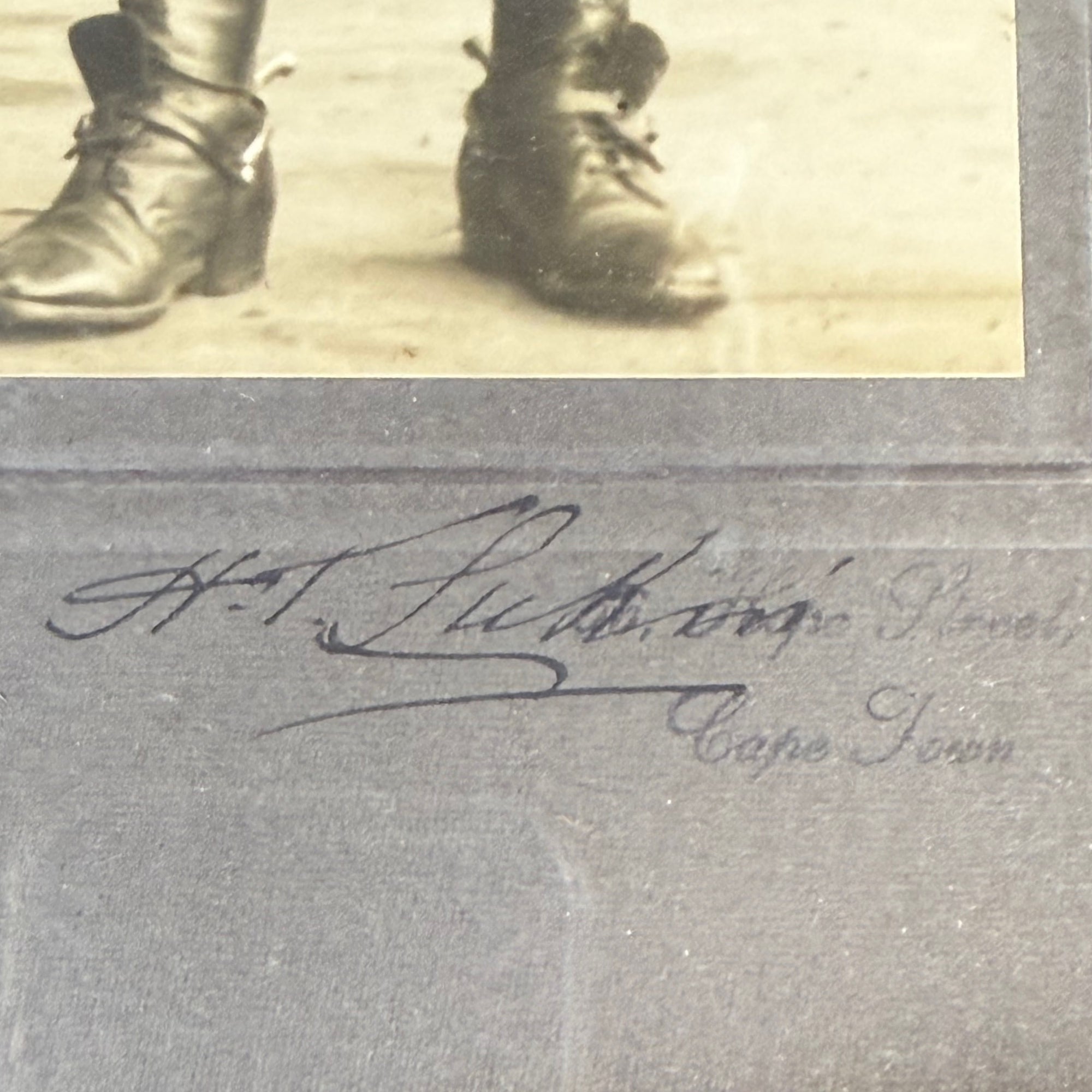 Signed Photograph of Douglas Haig, Jan Smuts & H.T. Lukin – Cape Town Studio Portrait c.1918–1921