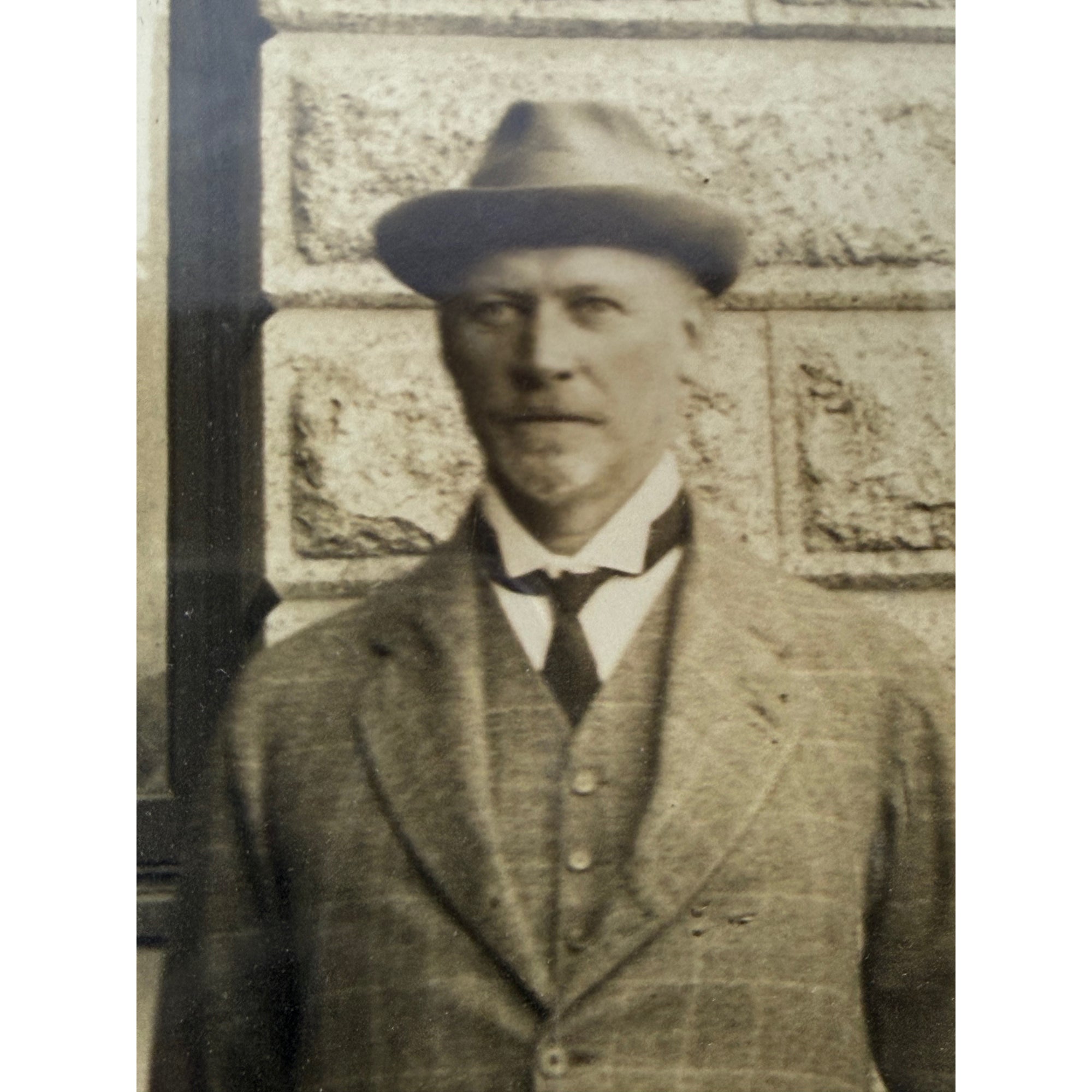 Close up of photo of Jan Smuts