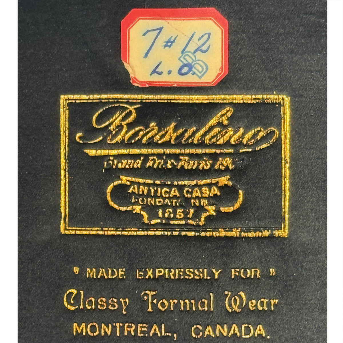 Borsalino Grand Prix Paris 1900 gold interior mark