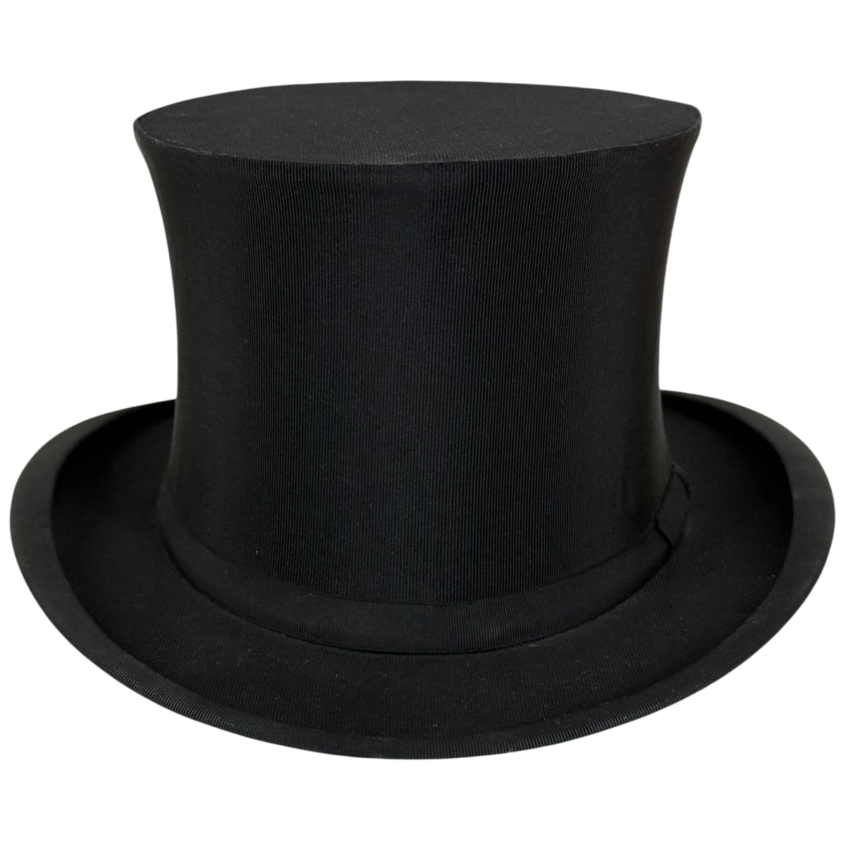 Vintage Borsalino black silk collapsible top hat