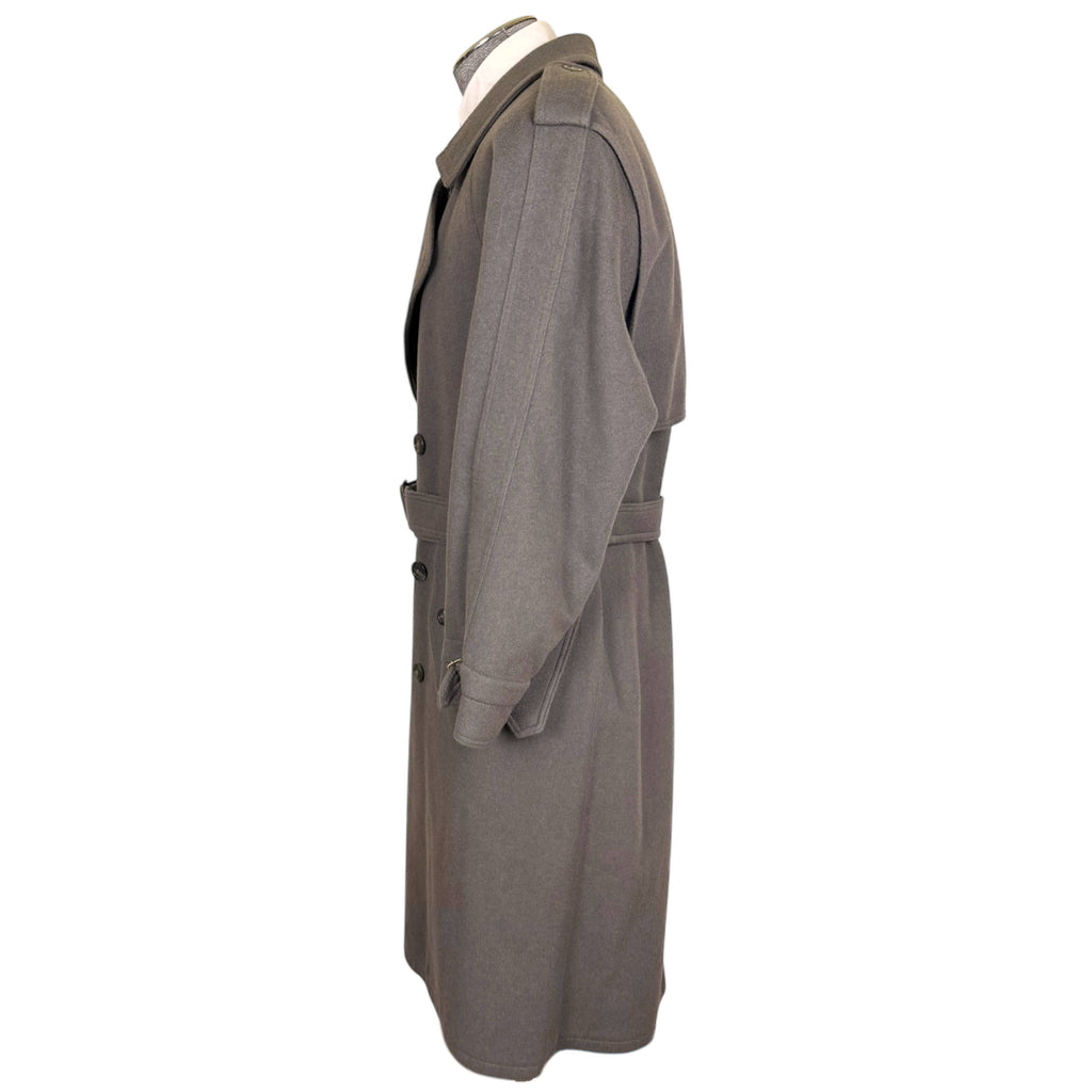 1970s Vintage Wool Trench Coat Bosseli Made in Austria Sz M