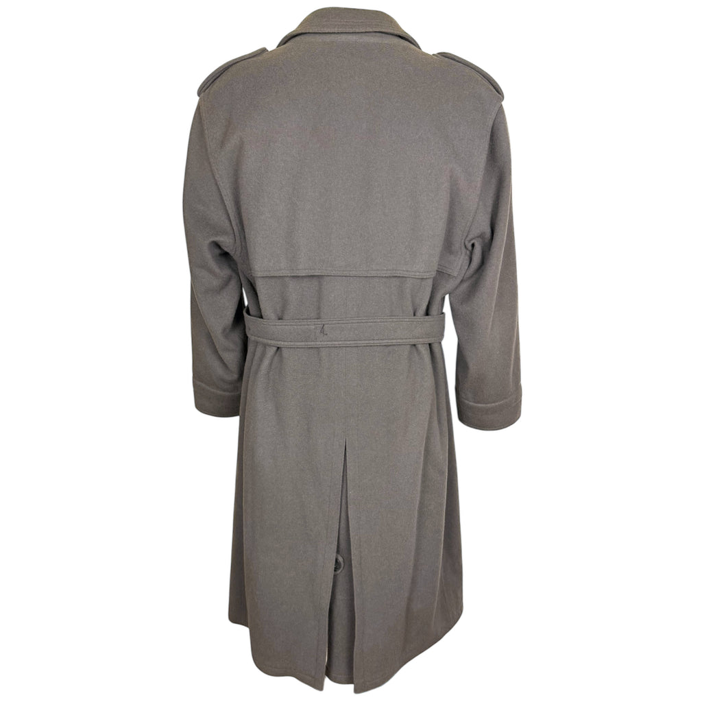 1970s Vintage Wool Trench Coat Bosseli Made in Austria Sz M