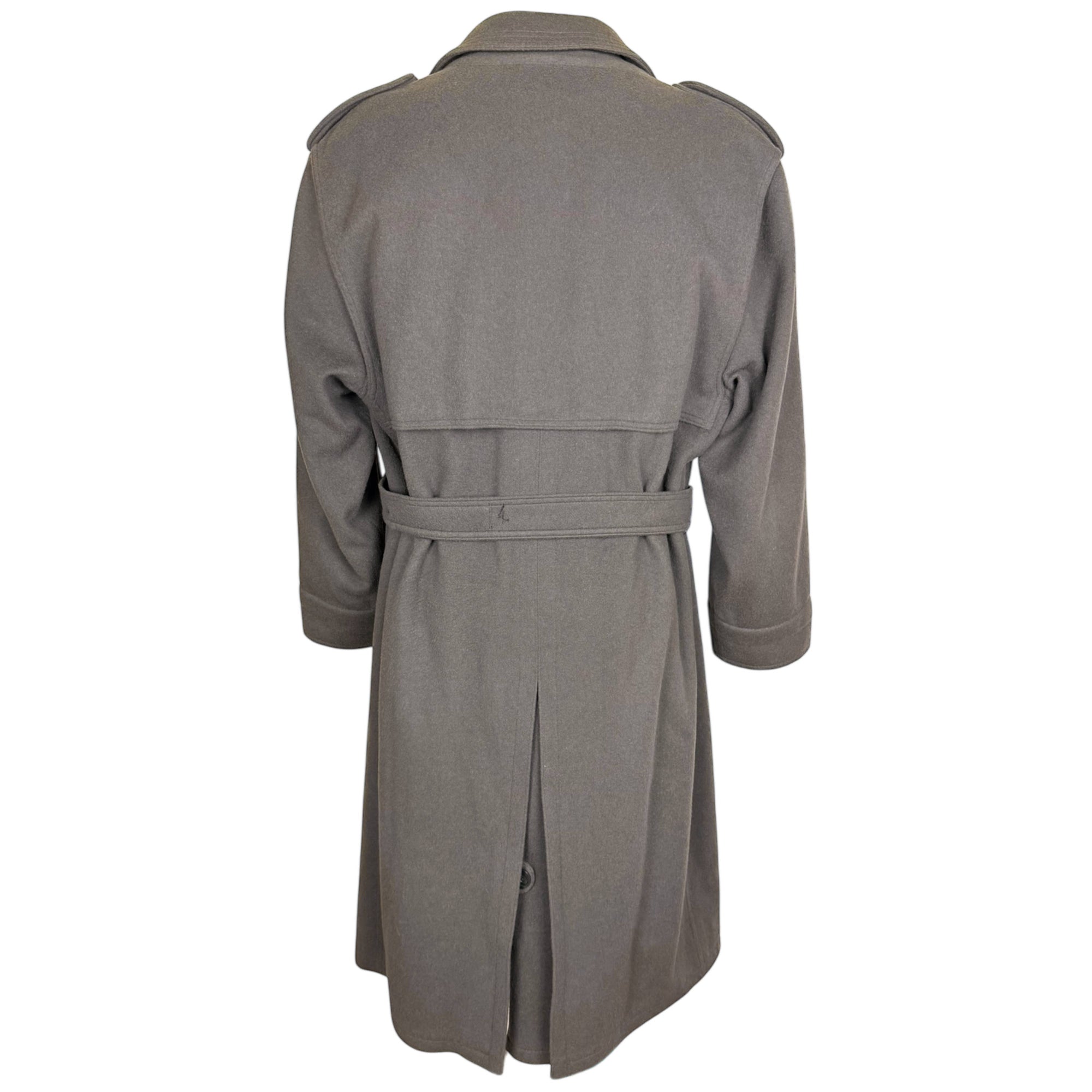 1970s Vintage Wool Trench Coat Bosseli Made in Austria Sz M