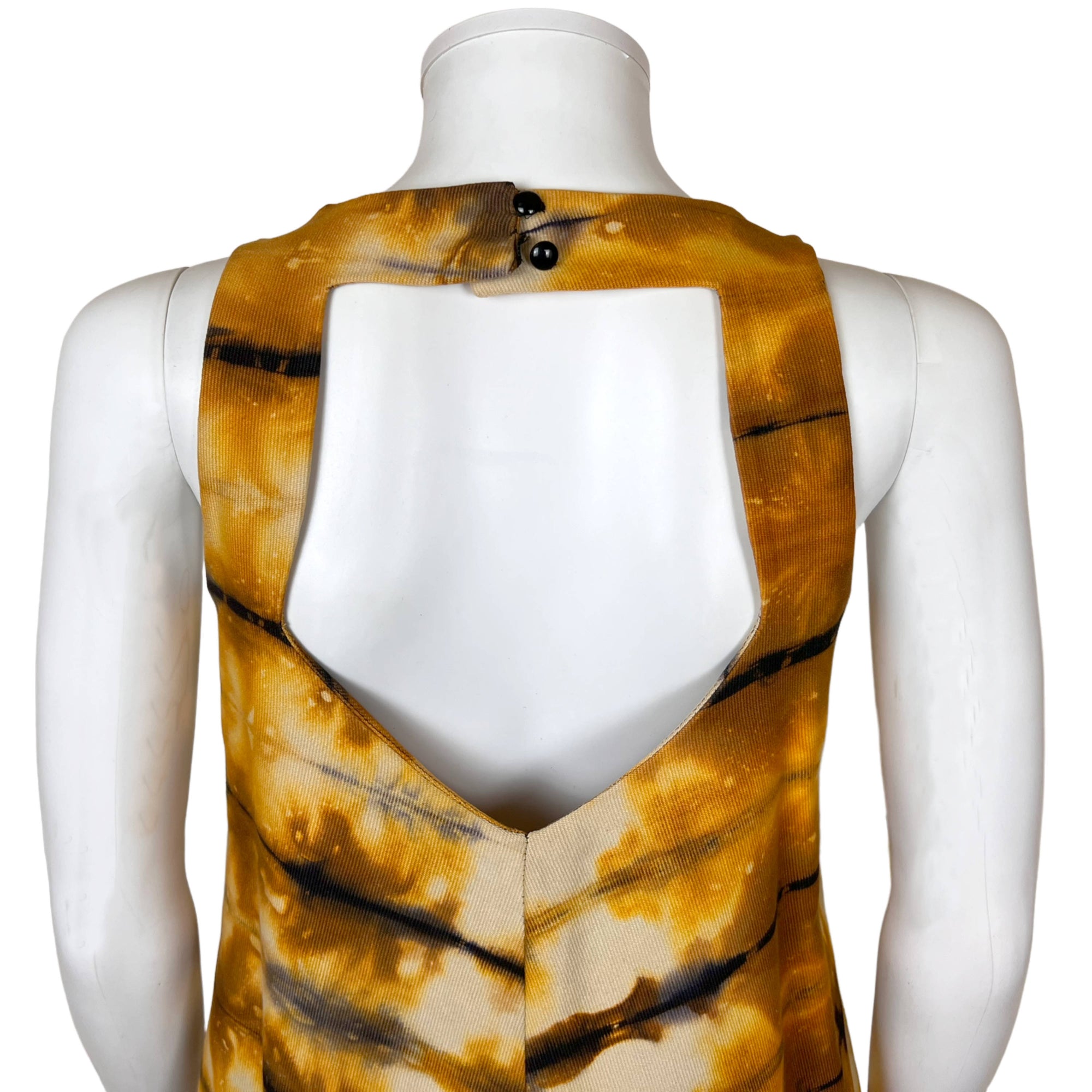 Vintage 1960s Tie Dye Dress Boul’ Miche by Gerald Pierce M