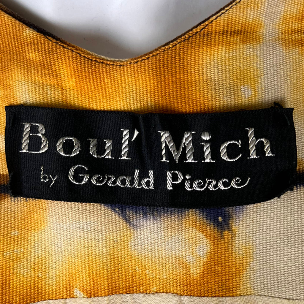 Vintage 1960s Tie Dye Dress Boul’ Miche by Gerald Pierce M