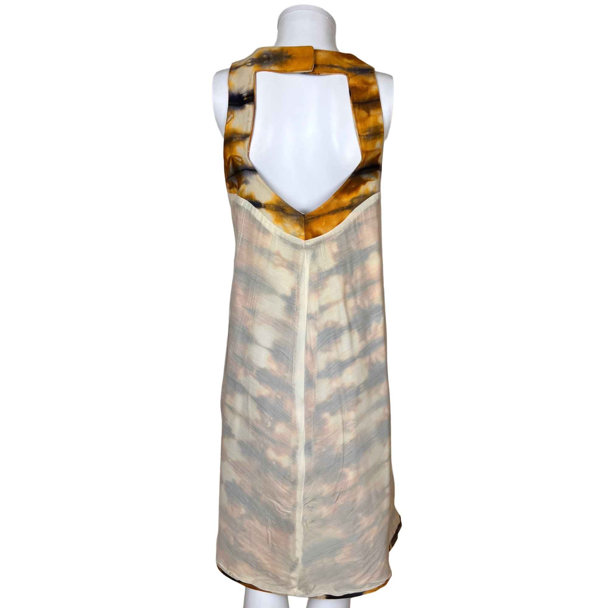Vintage 1960s Tie Dye Dress Boul’ Miche by Gerald Pierce M