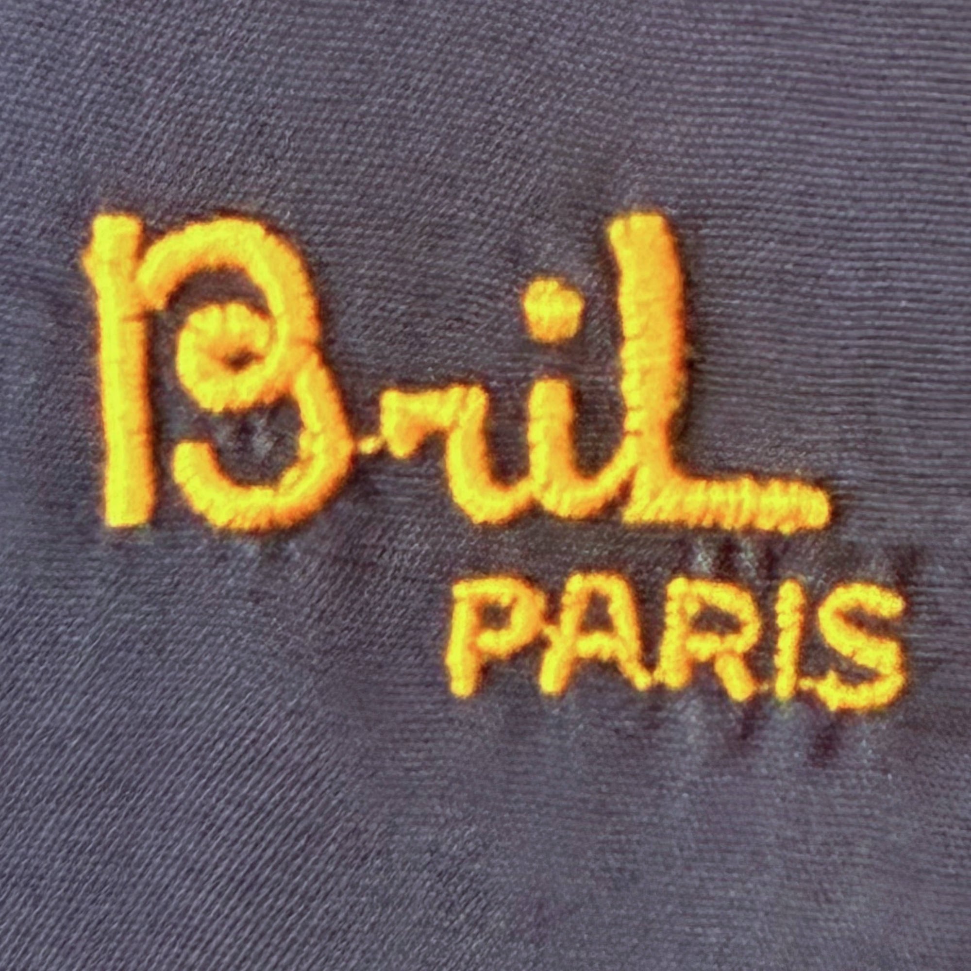 Bril Paris label embroidery interior jacket