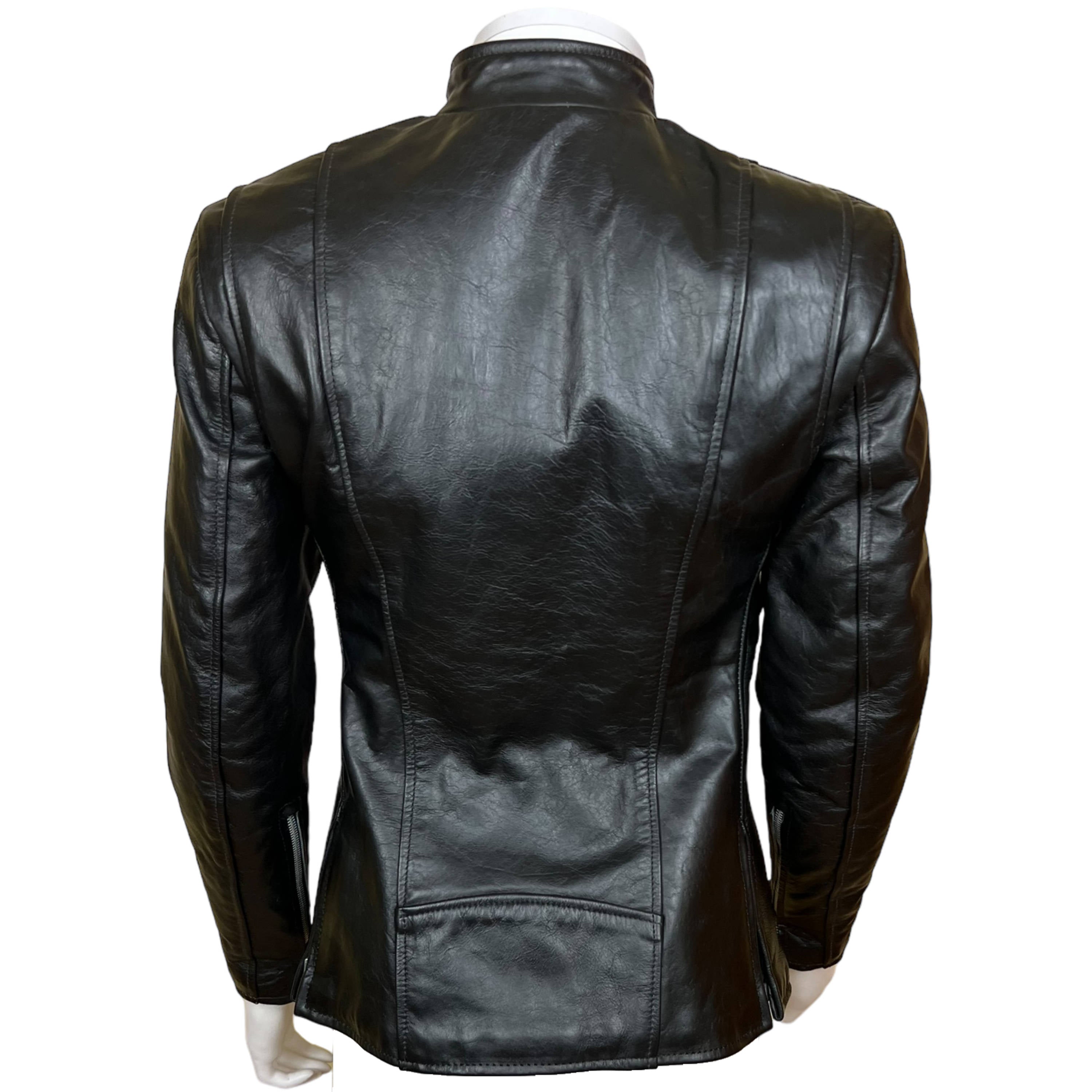 Vintage Leather Brimaco Cafe Racer Motorcycle Jacket XS – Poppy's