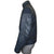 1960s Vintage Cafe Racer Jacket Blue Leather Brimaco Size S