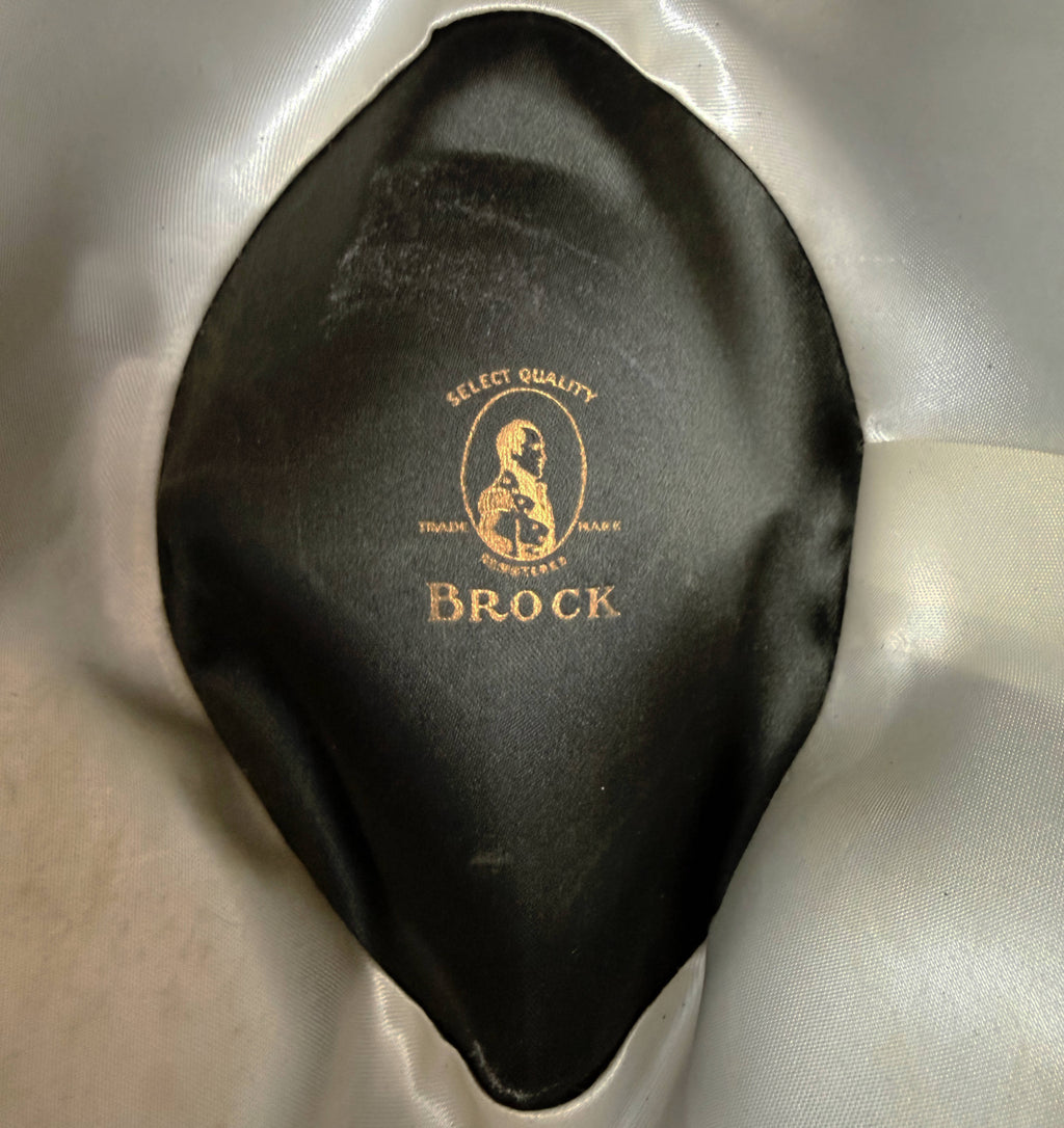 Brock crest liner detail pre 1934 Canadian hat manufacturing