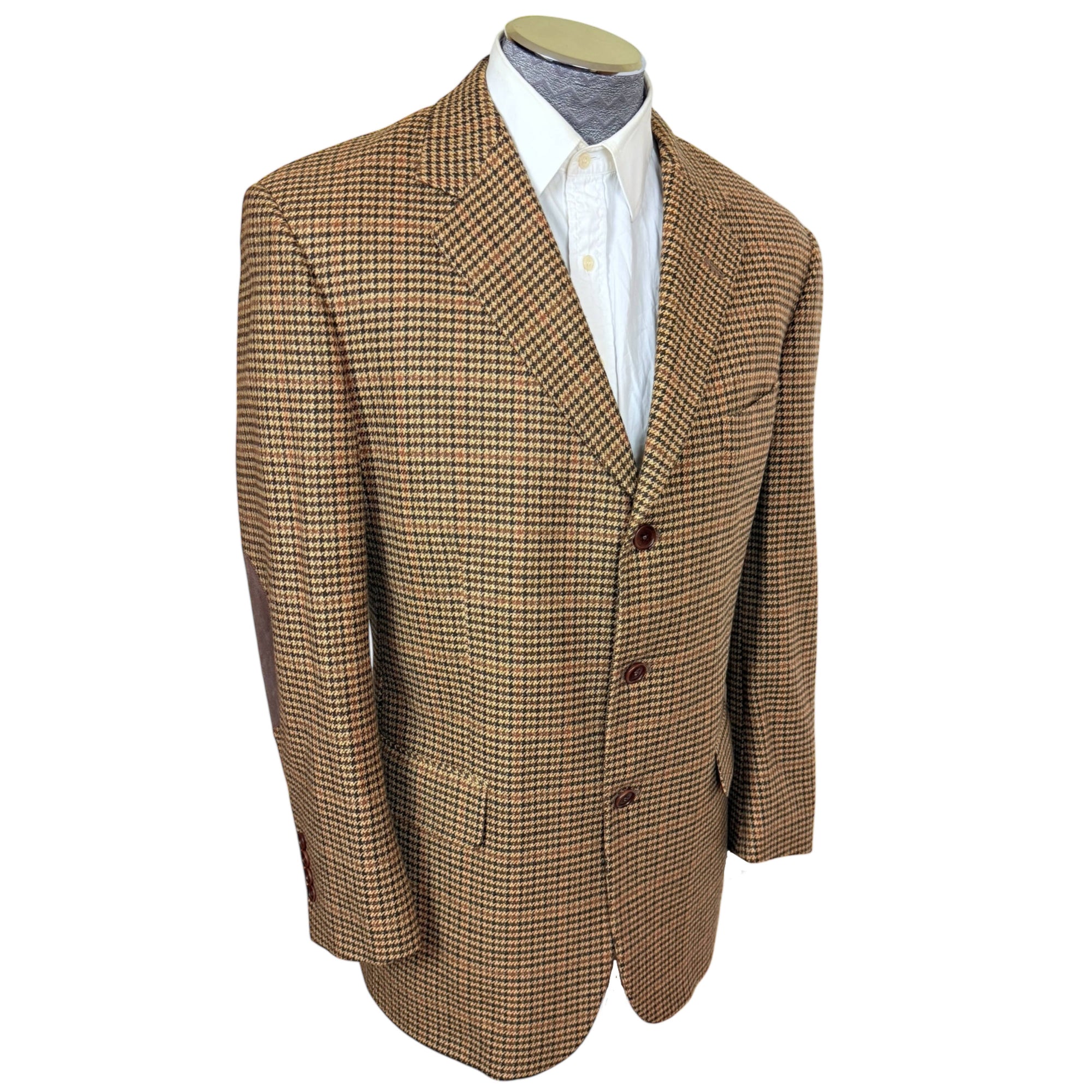 Vintage Brooks Brothers Sport Coat Wool Cashmere USA Size 43