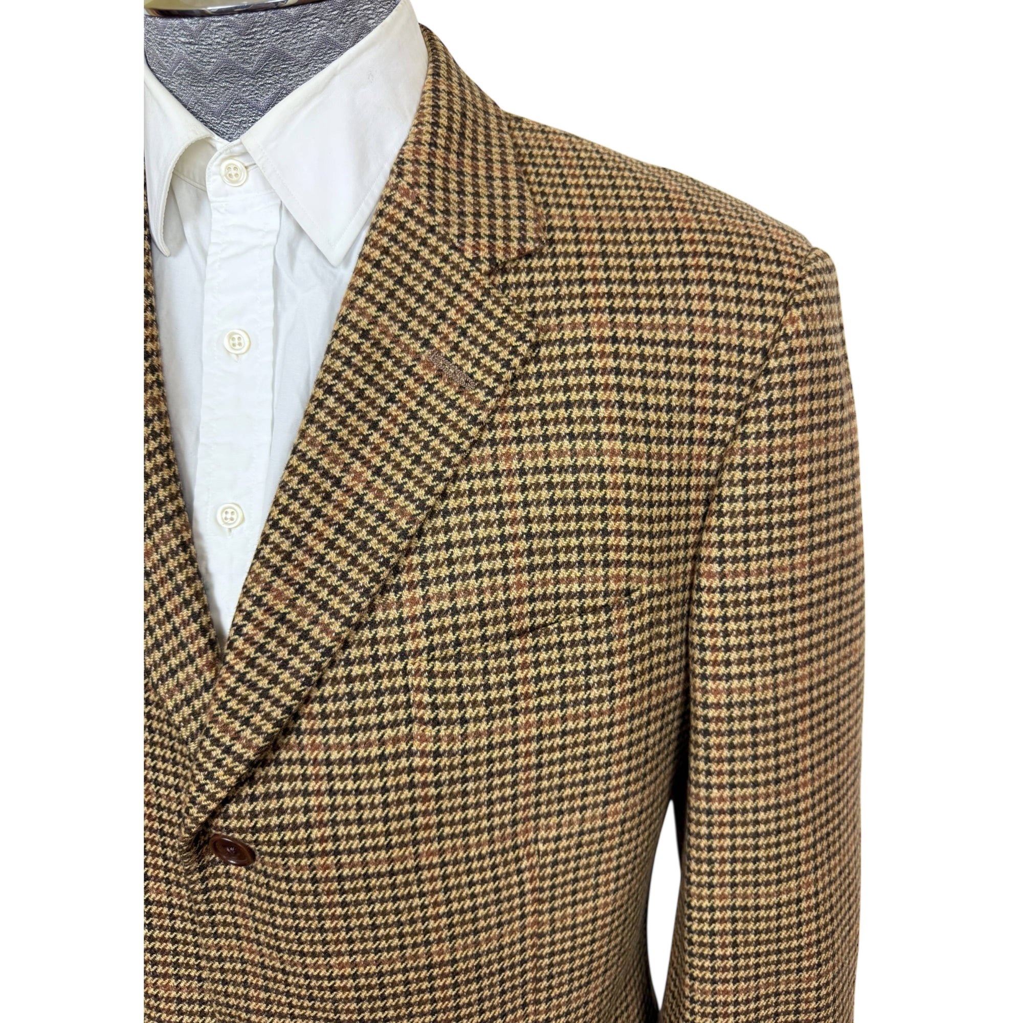 Vintage Brooks Brothers Sport Coat Wool Cashmere USA Size 43