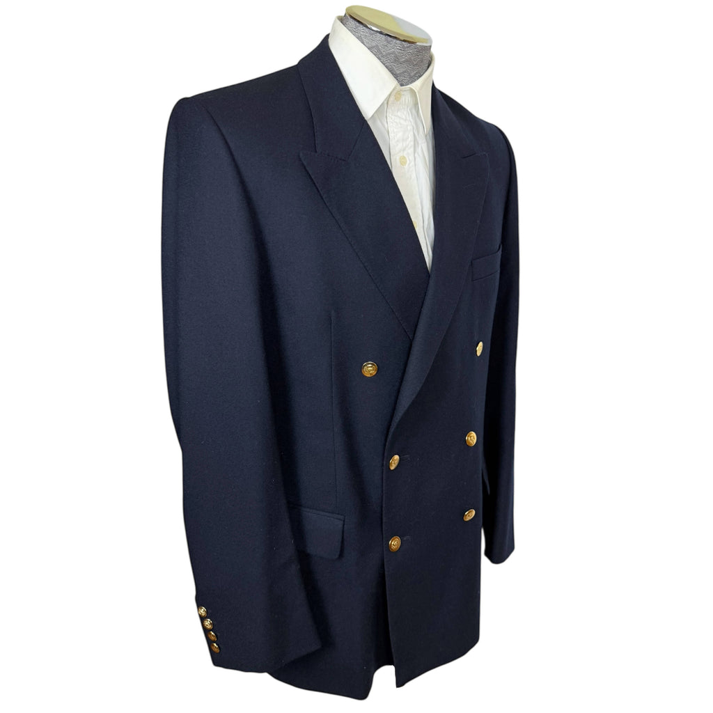 Vintage 1980s Burberrys’ Prorsum Blazer Navy Wool Mens 40-42