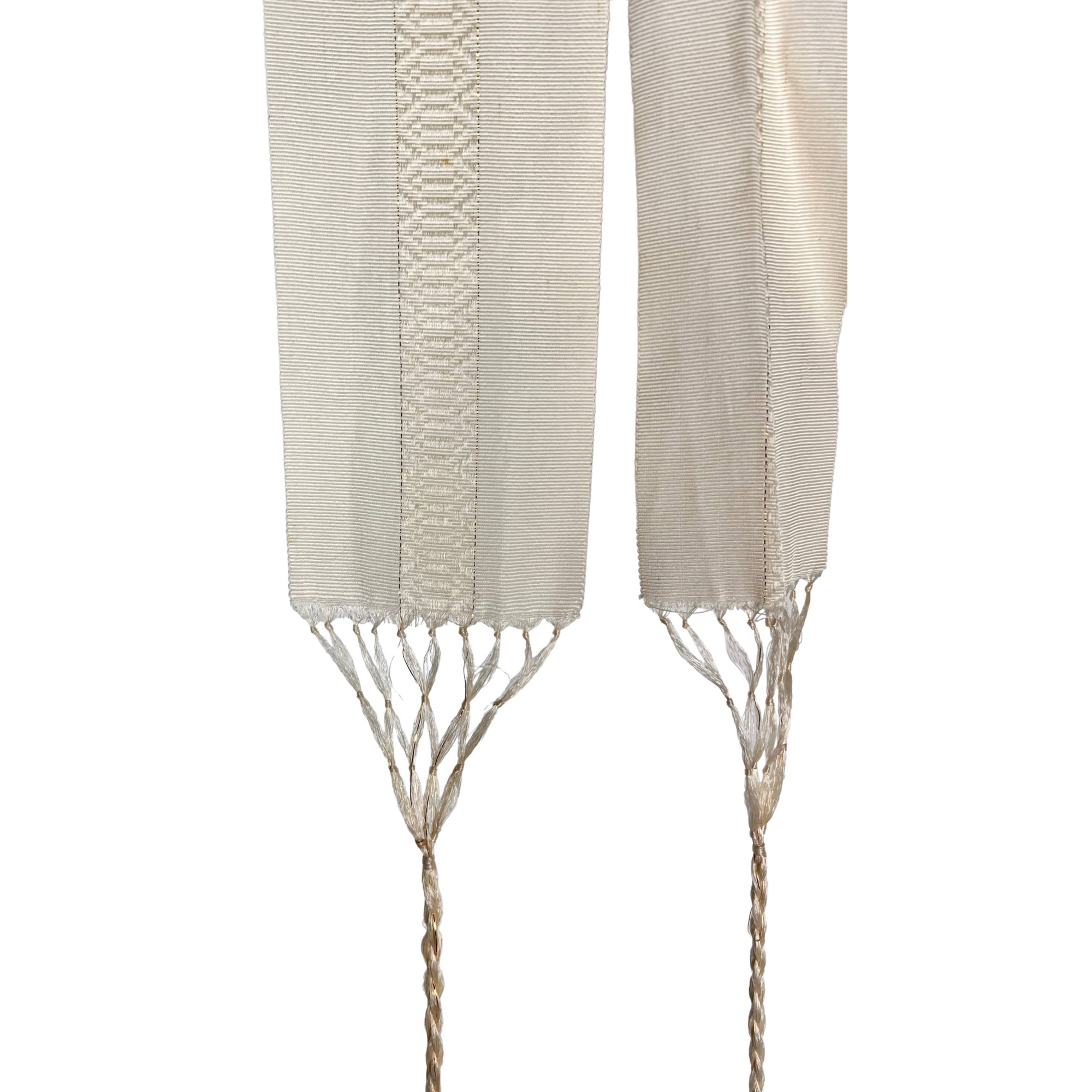 Vintage Silk Kimono Dressing Gown w Gold Butterflies Size L