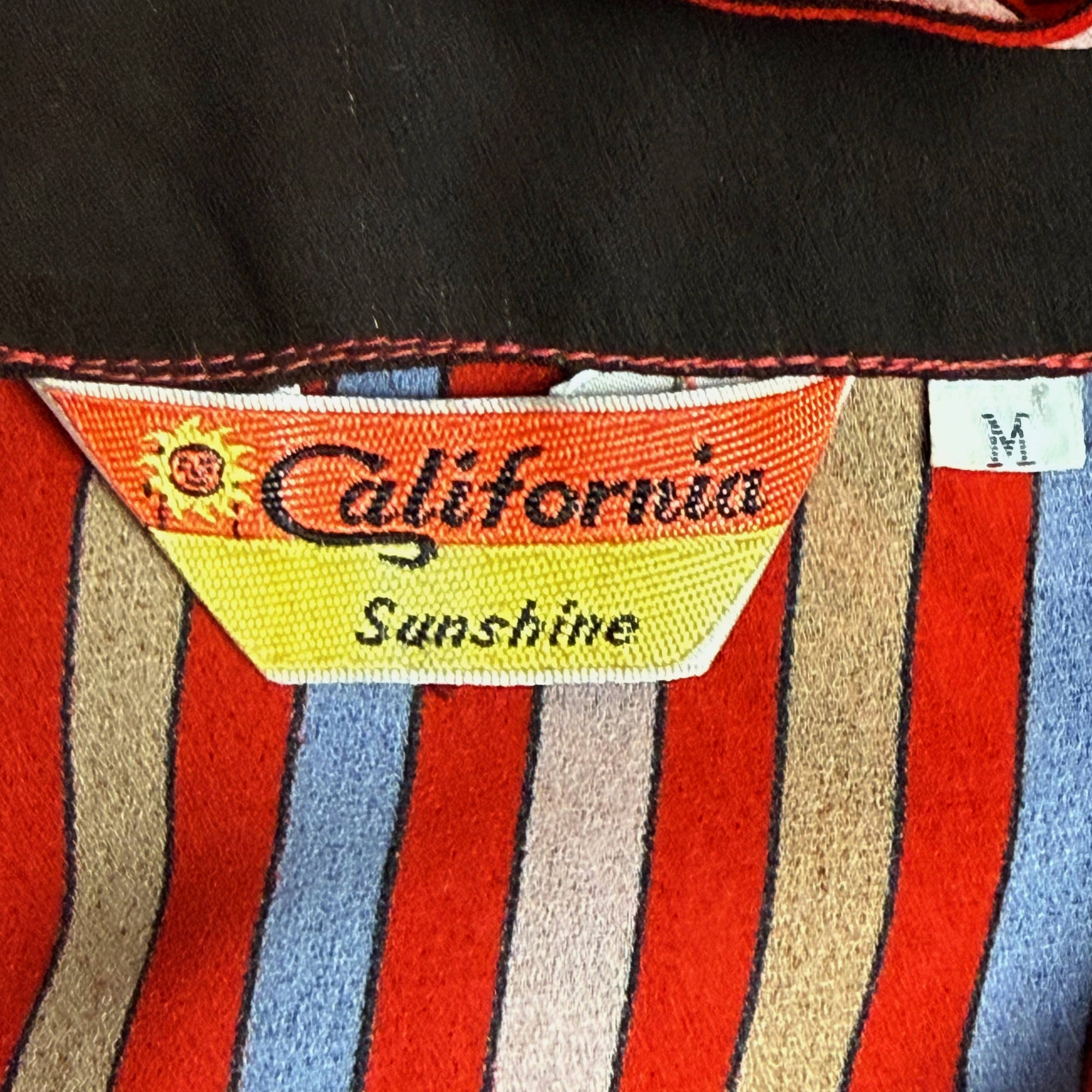 california sunshine label on vintage 70s dress