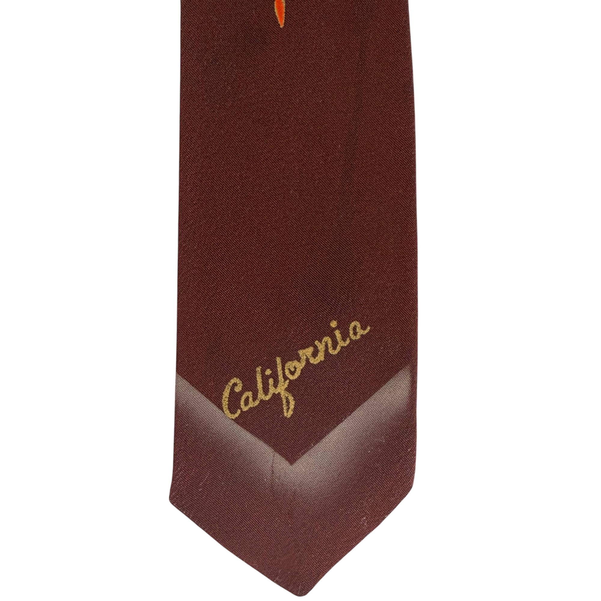 1950s california novelty tie